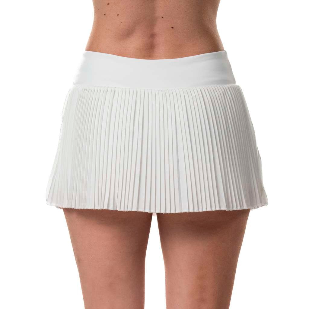 Falda de pádel mujer Radiant Drop Shot - Blanco Blanco-3