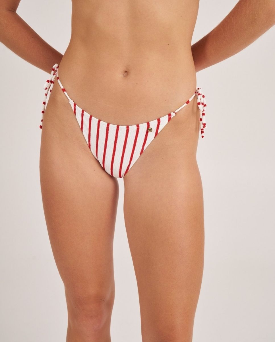 Bohodot - Braga de bikini con lazos y rayas..