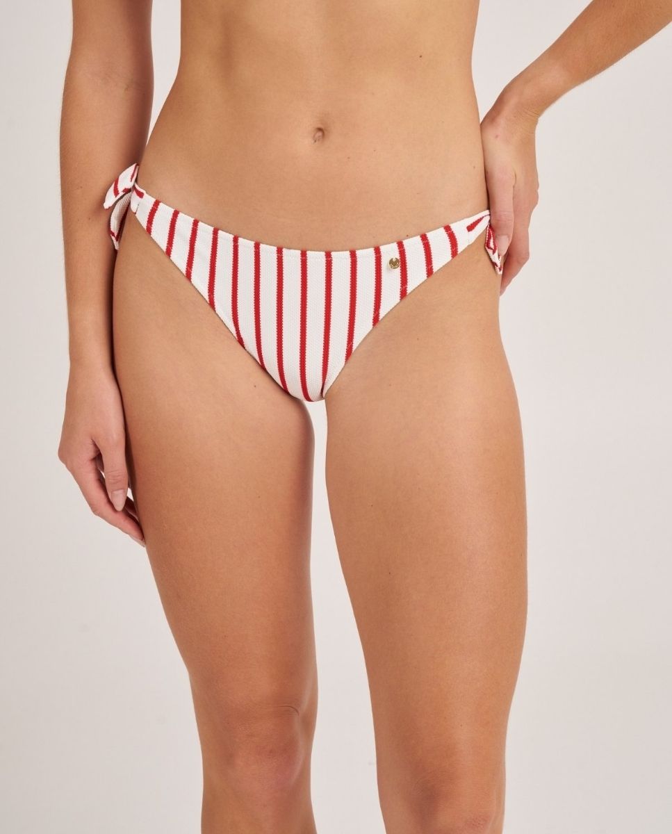 Bohodot - Braga de bikini clásica con rayas..