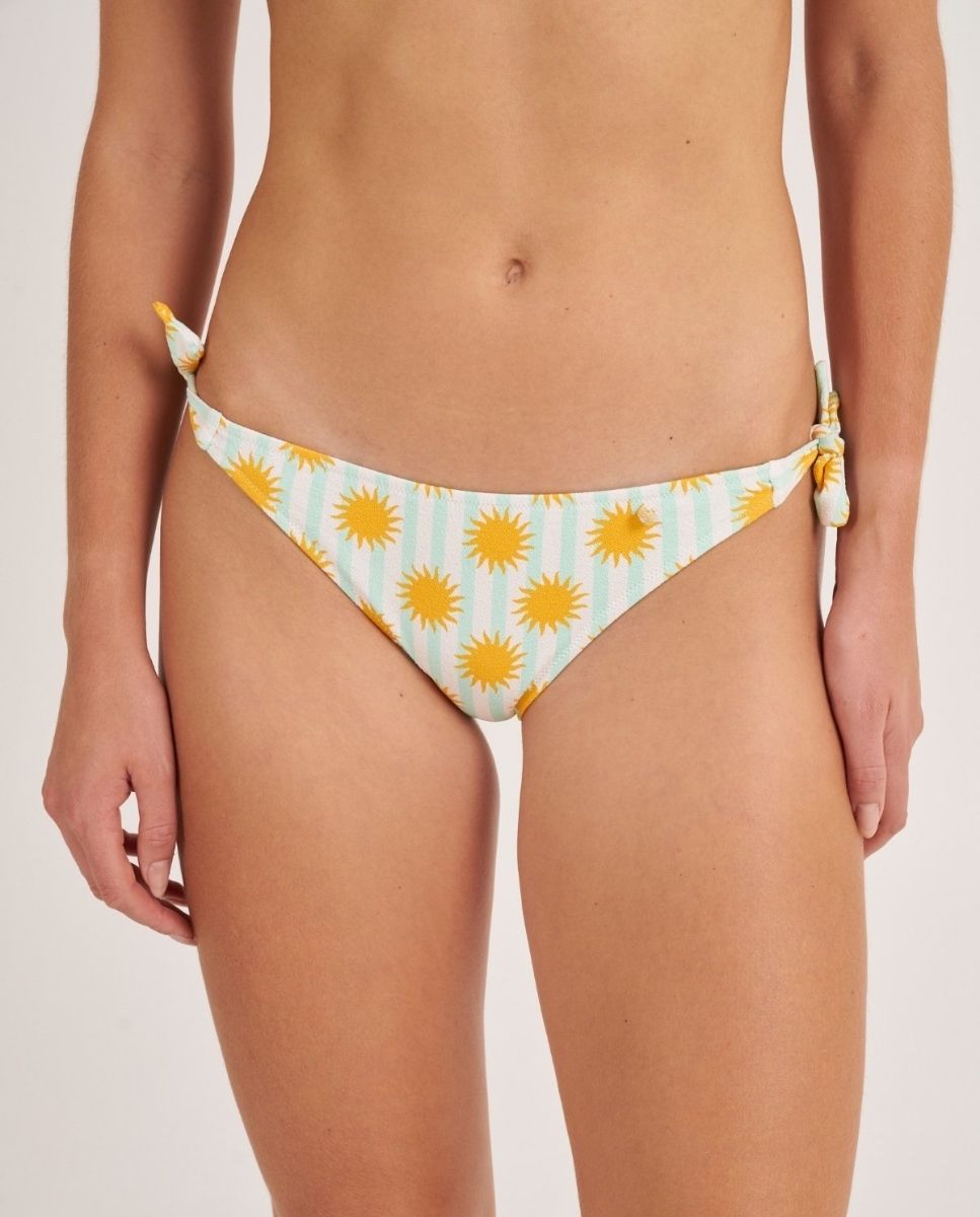 Braga de bikini clásica con estampado de soles. - Bohodot - Verde Agua Verde Agua-1