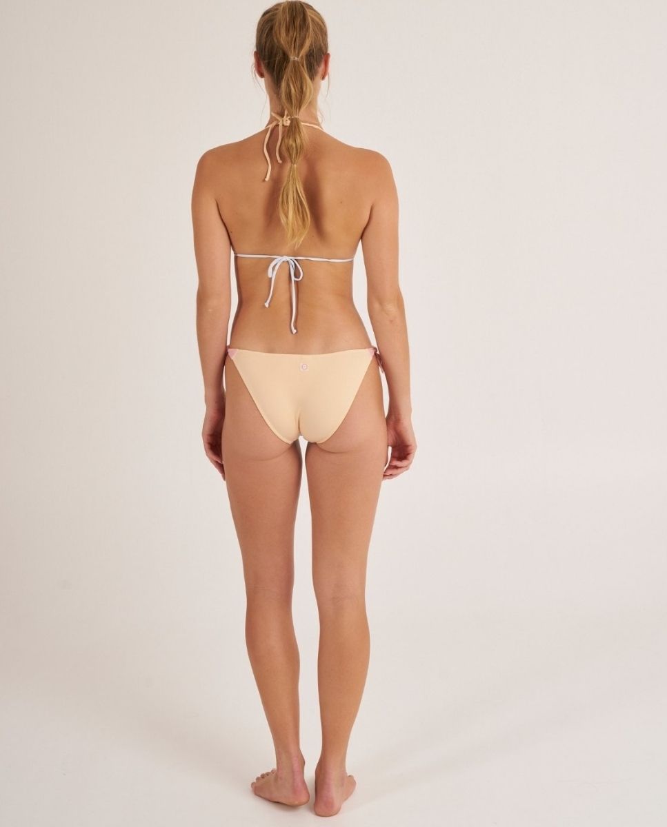Braga de bikini clásica con puntilla. - Bohodot - Rosa pastel Rosa pastel-2