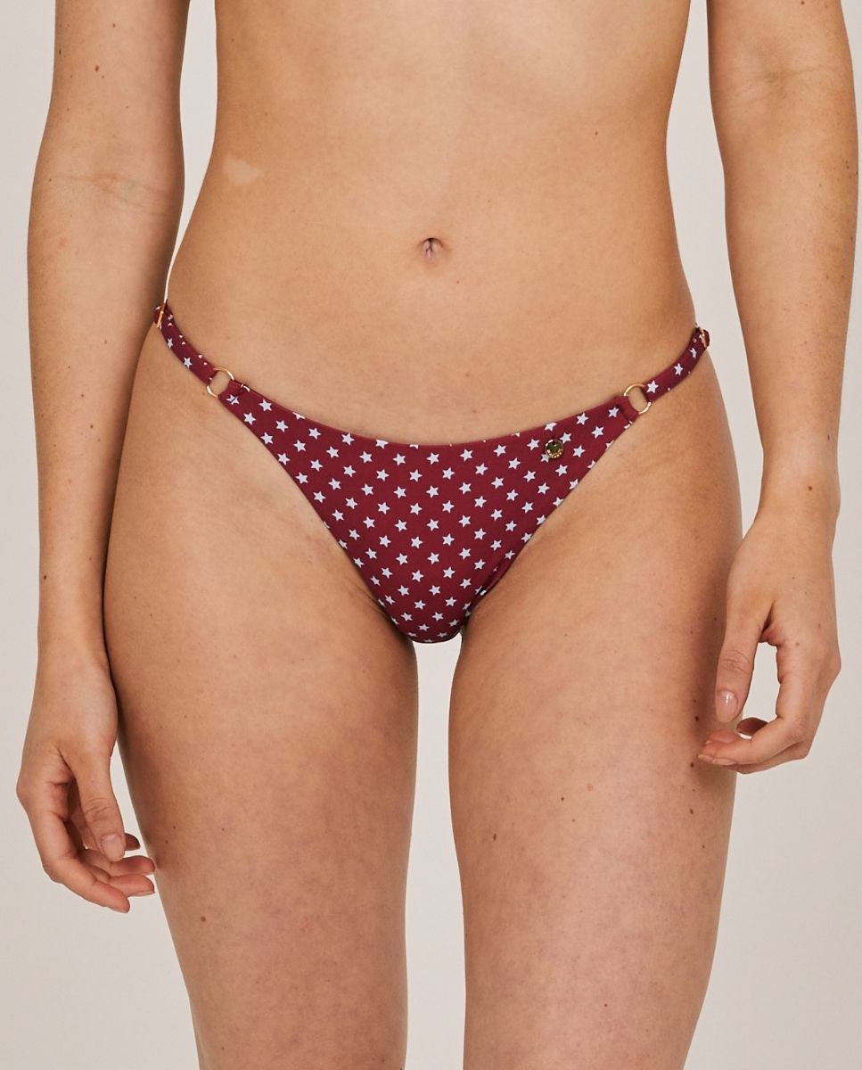 Bohodot - Braguita de bikini semibrasileña regulable.