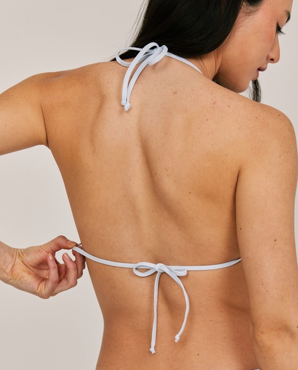 Top de bikini en cortina con vivo alrededor. - Bohodot - Granate Granate-2