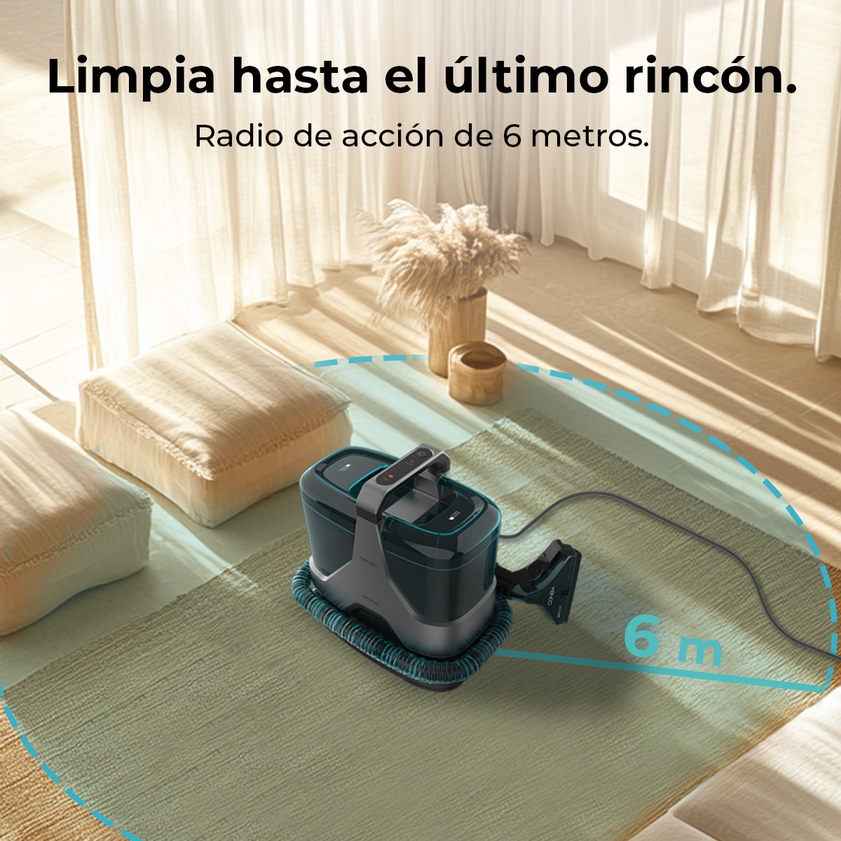 Aspirador para trapicerías con cable Cecotec Conga 6000 Carpet&Spot Clean XXL Advance - Negro Negro-5