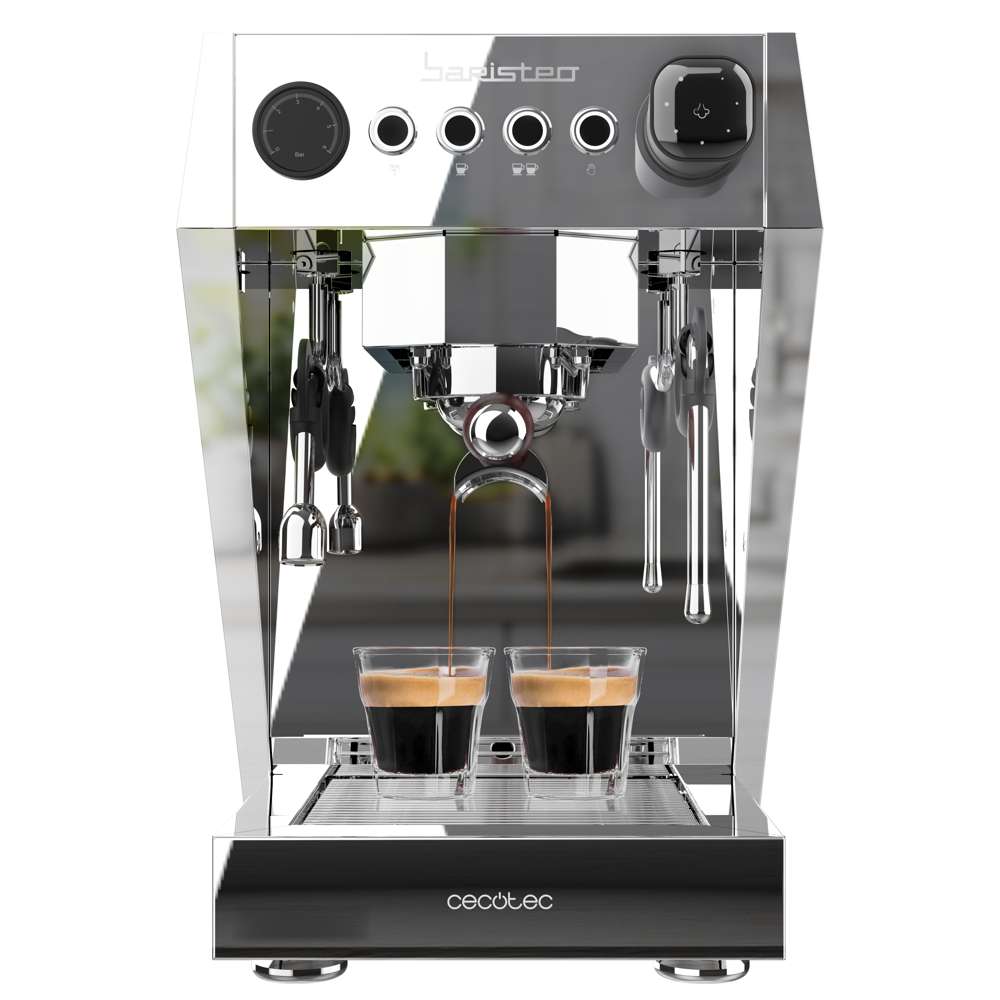 Cafetera barista Cecotec Baristeo Brava - Plata Plata-1