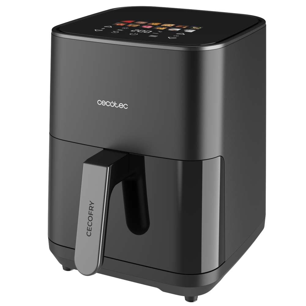 Cecotec - Freidora de aire Cecotec Cecofry&Grill Duoheat 4000 capacidad 4L.