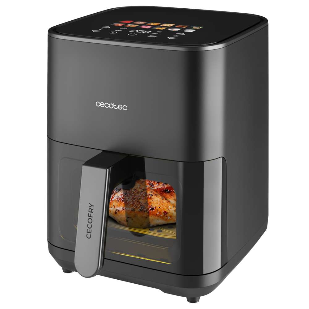Freidora de aire Cecotec Cecofry&Grill Duoheat 4000 capacidad 4L - Negro Negro-3