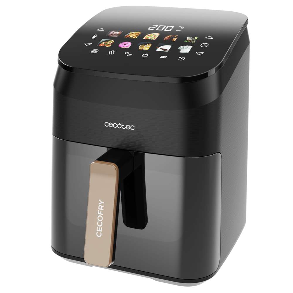 Imagen 0 de Freidora de aire Cecotec Cecofry&Grill Smokin 4500 capacidad 4,5L Negro