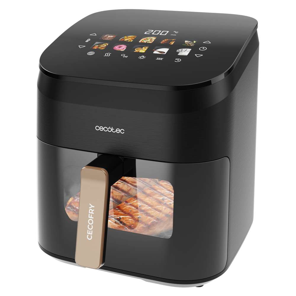 Freidora de aire Cecotec Cecofry&Grill Smokin 6500 capacidad 6,5L - Negro Negro-3