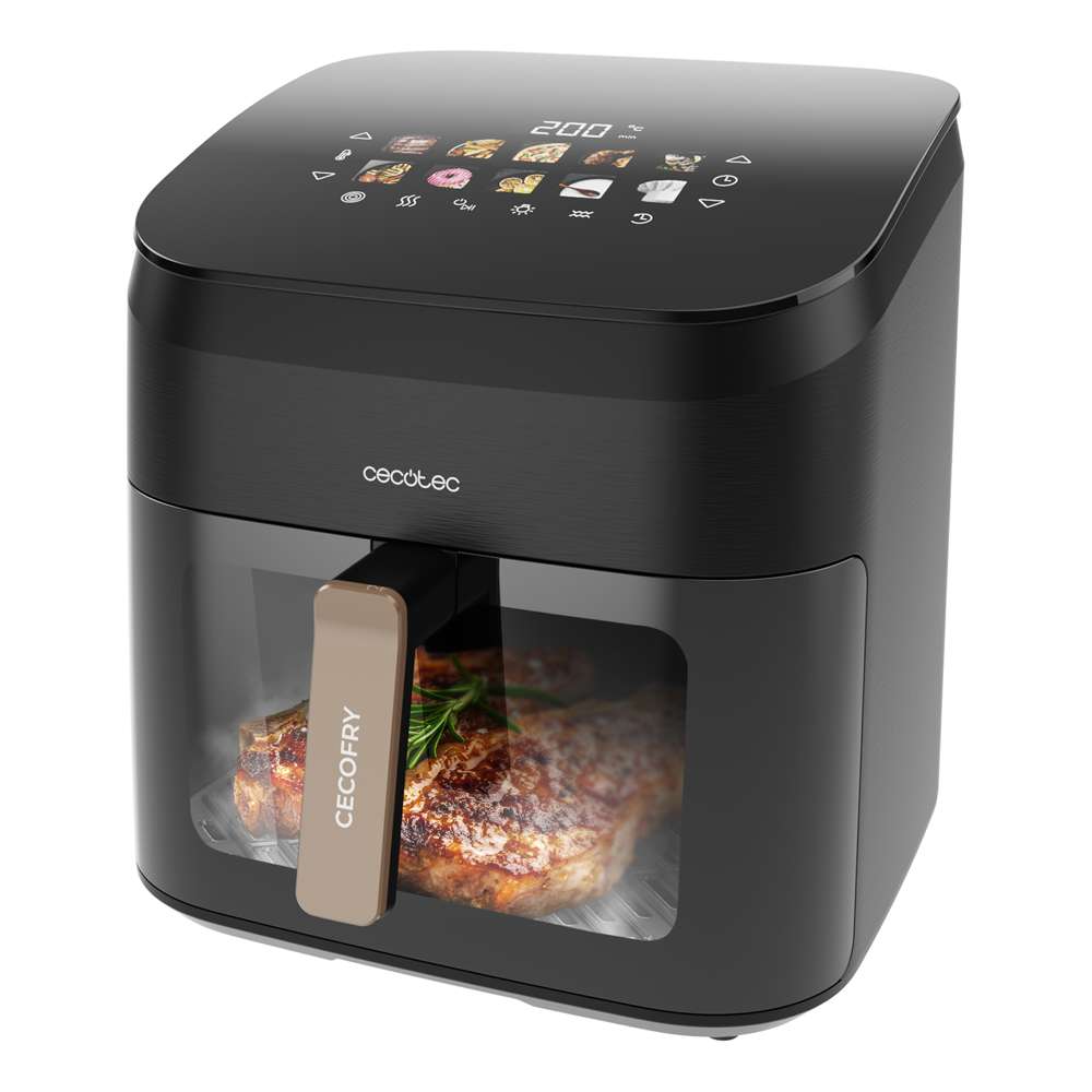 Freidora de aire Cecotec Cecofry&Grill Smokin 8500 capacidad 8,5L - Negro Negro-3