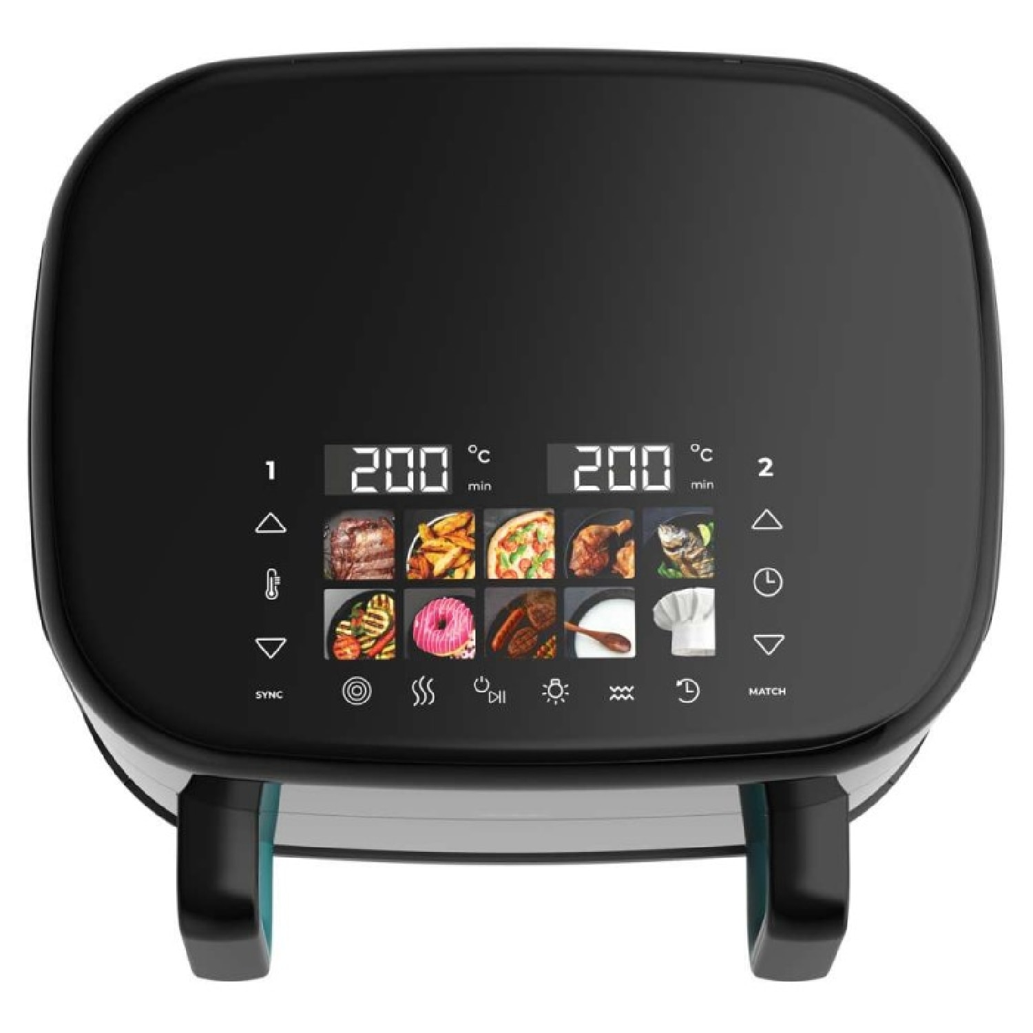 Freidora de aire Cecotec Cecofry&Grill Smokin Prime 11000 capacidad 11L - Negro Negro-4