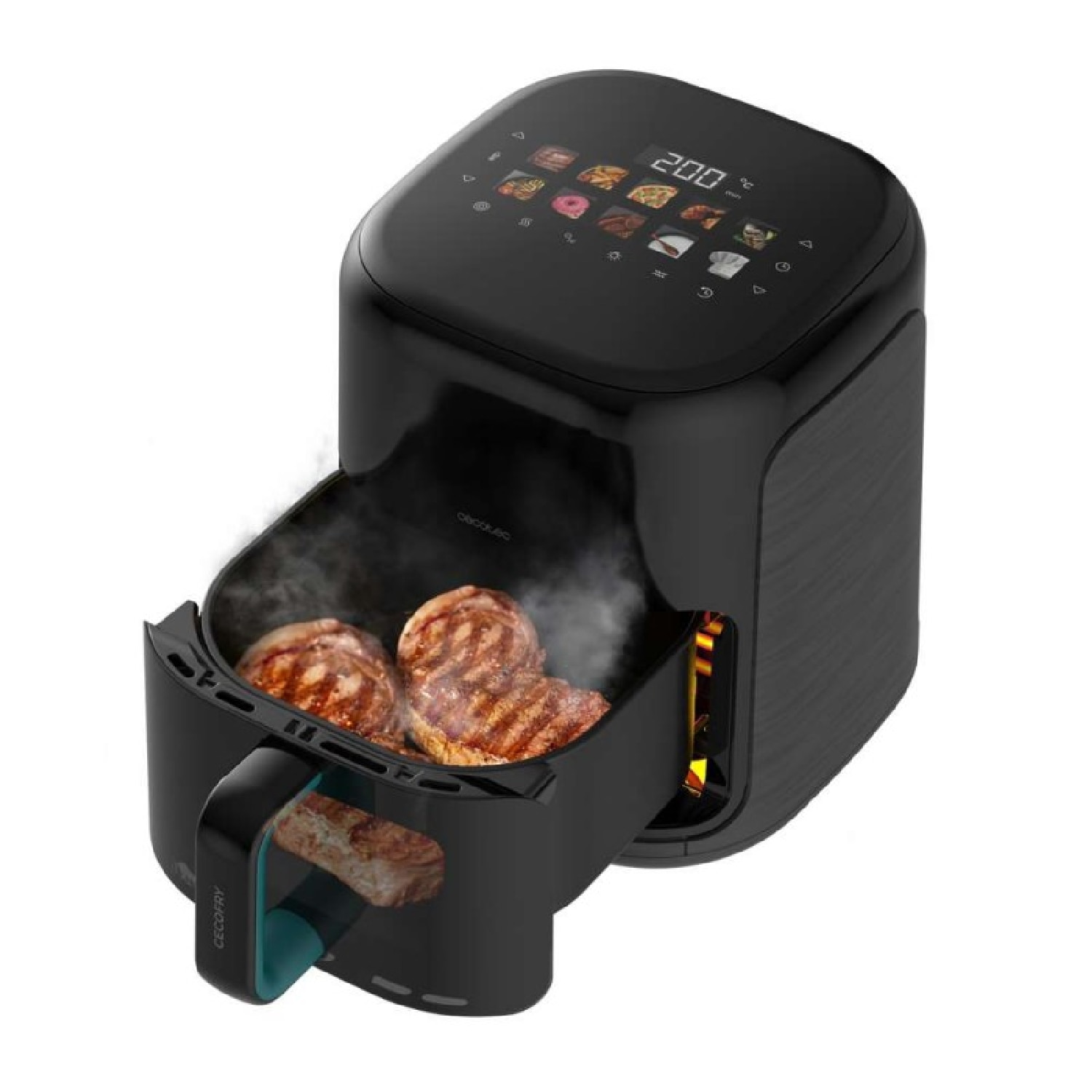 Freidora de aire Cecotec Cecofry&Grill SmokinPrime 4000 capacidad 11L - Negro Negro-3