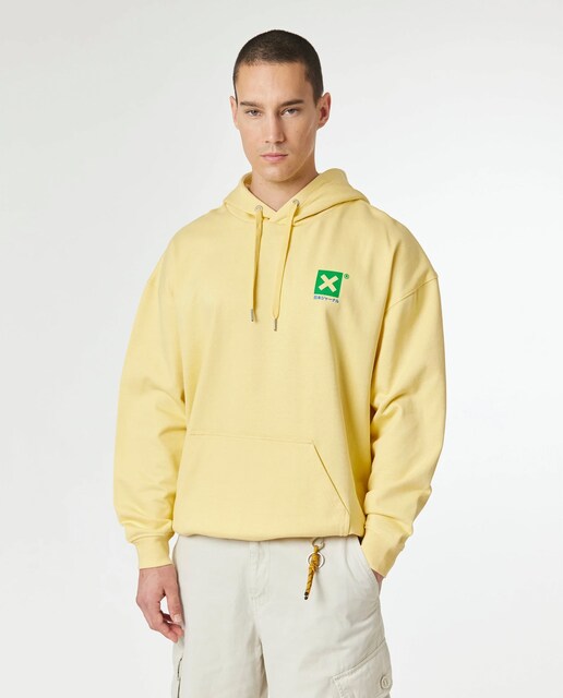 Imagen 0 de Sudadera de hombre con capucha Ontake amarillo claro