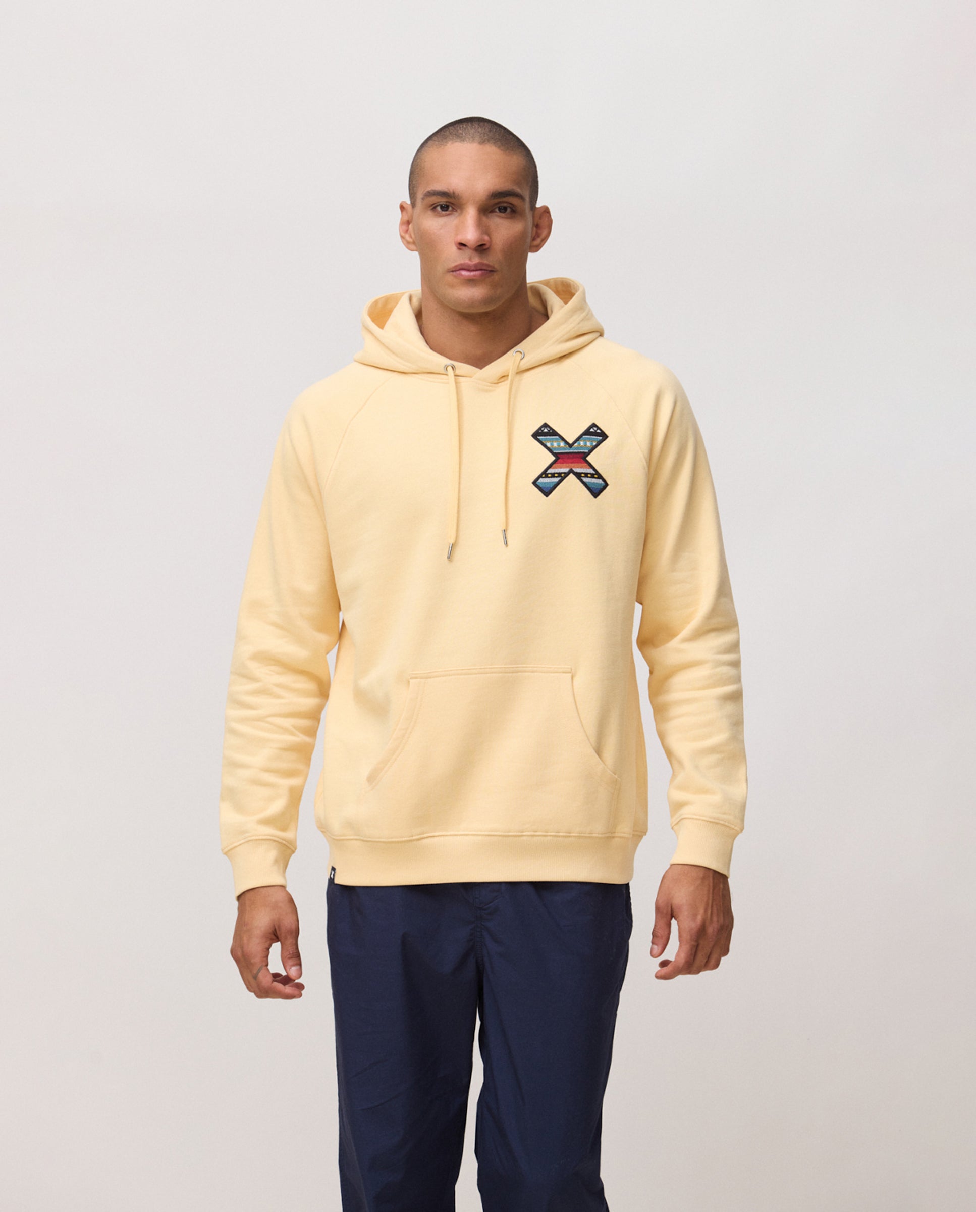 Imagen 0 de Sudadera de hombre con capucha classic amarillo claro Amarillo
