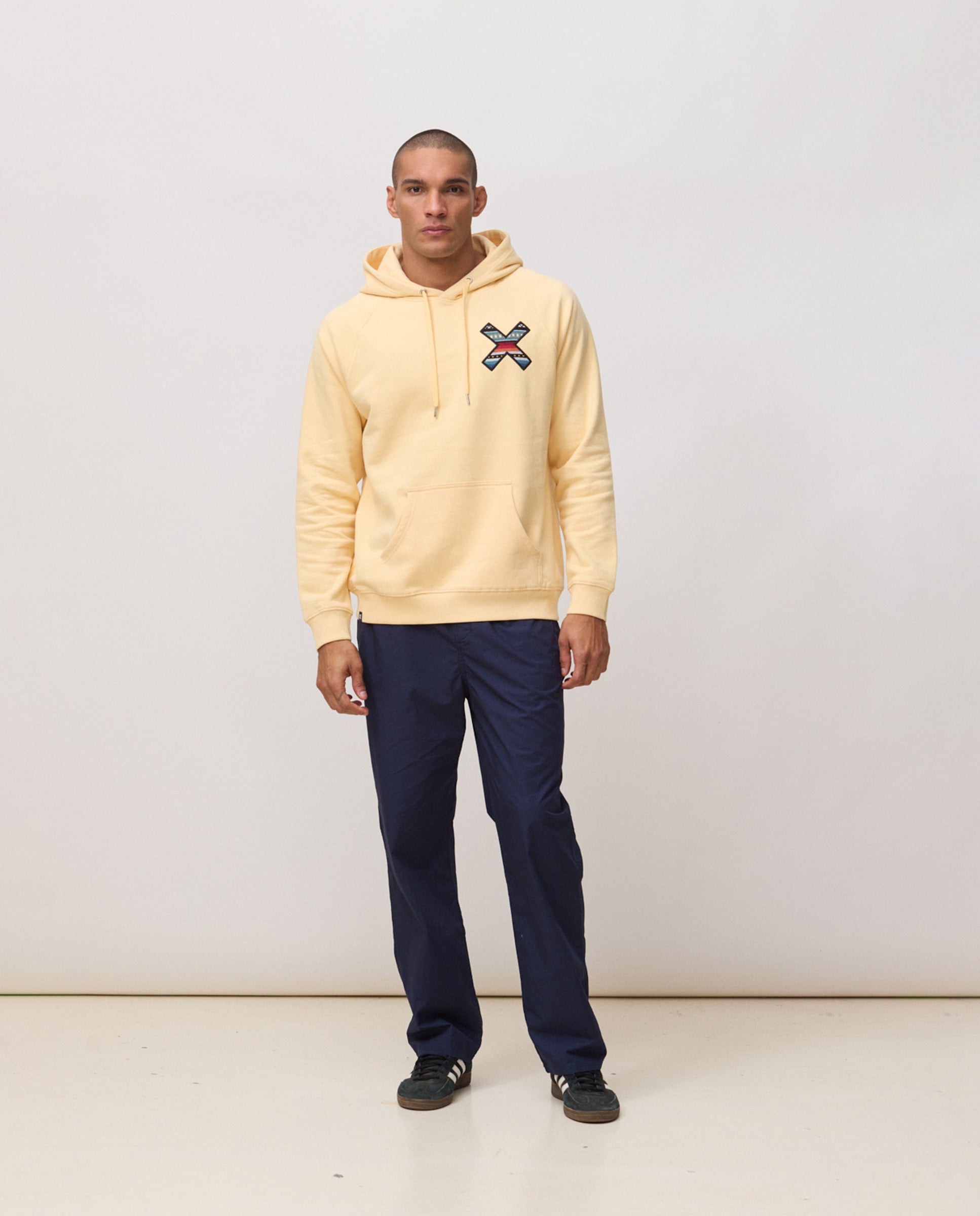 Sudadera de hombre con capucha classic amarillo claro - Blue Banana - Amarillo Amarillo-3