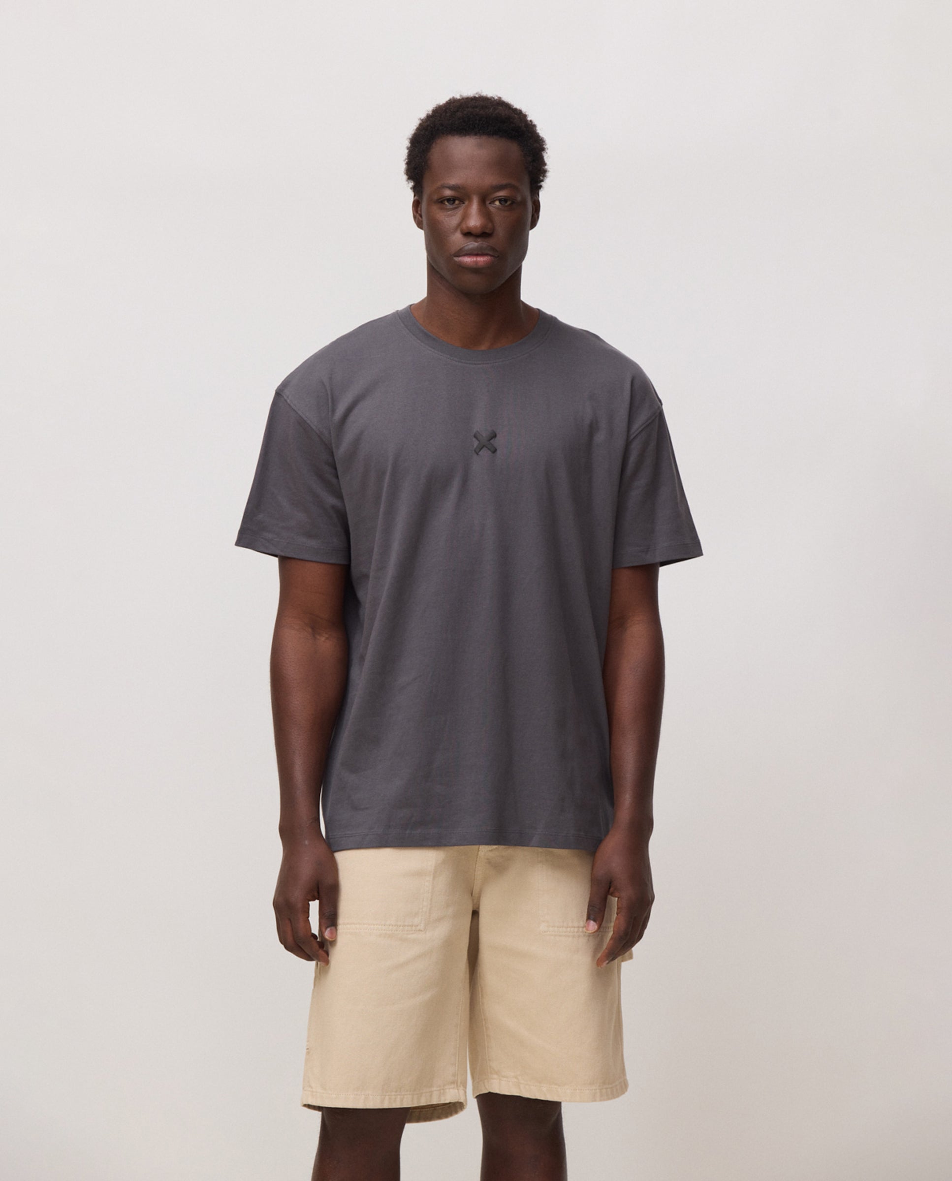Blue Banana - Camiseta de hombre bonfire antracita.