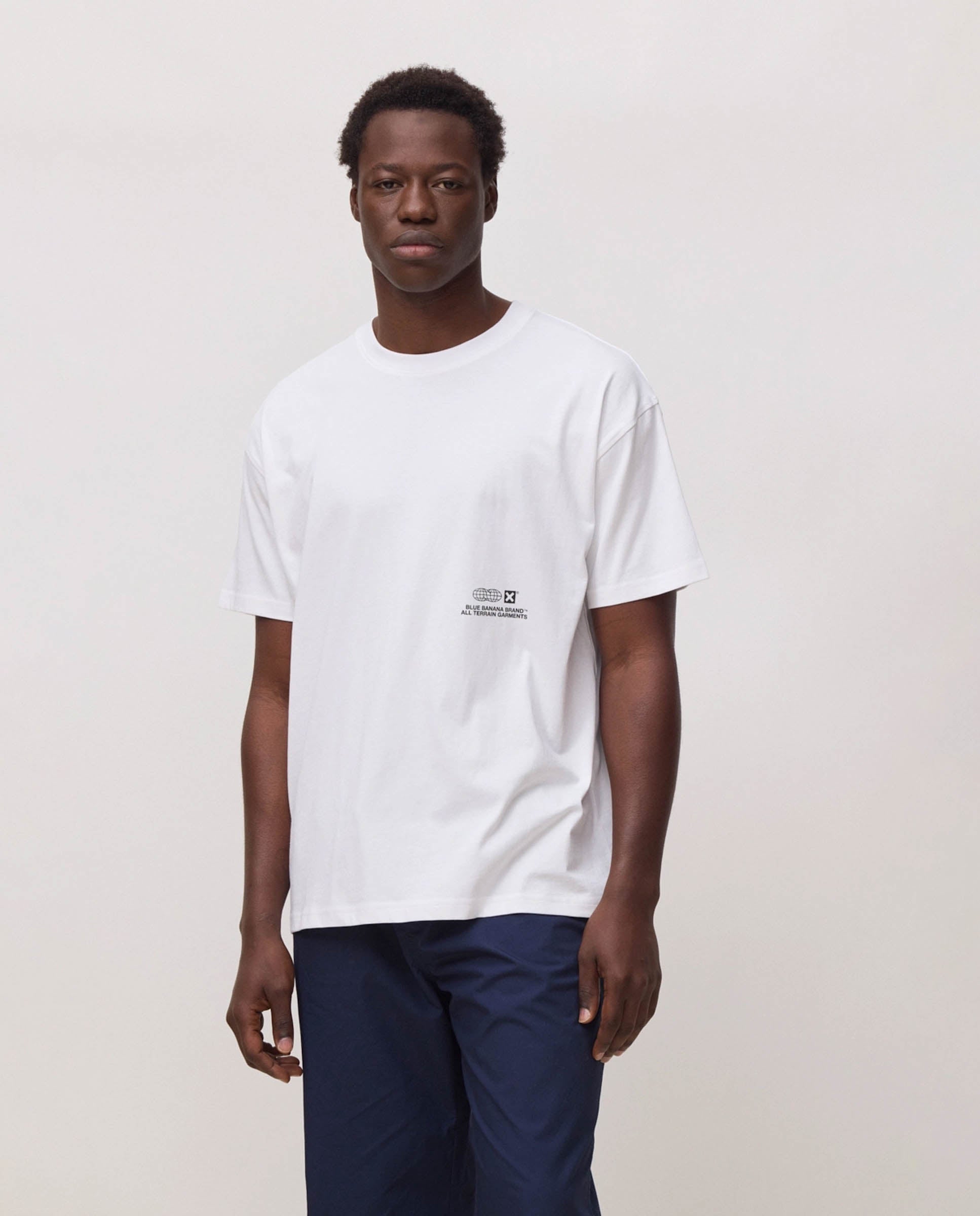 Blue Banana - Camiseta de hombre universal blanco.
