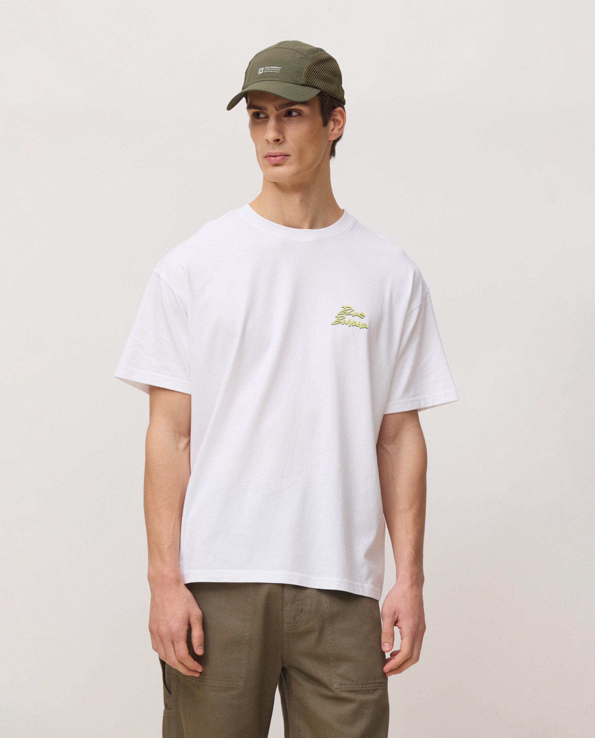 Blue Banana - Camiseta de hombre movement blanca.