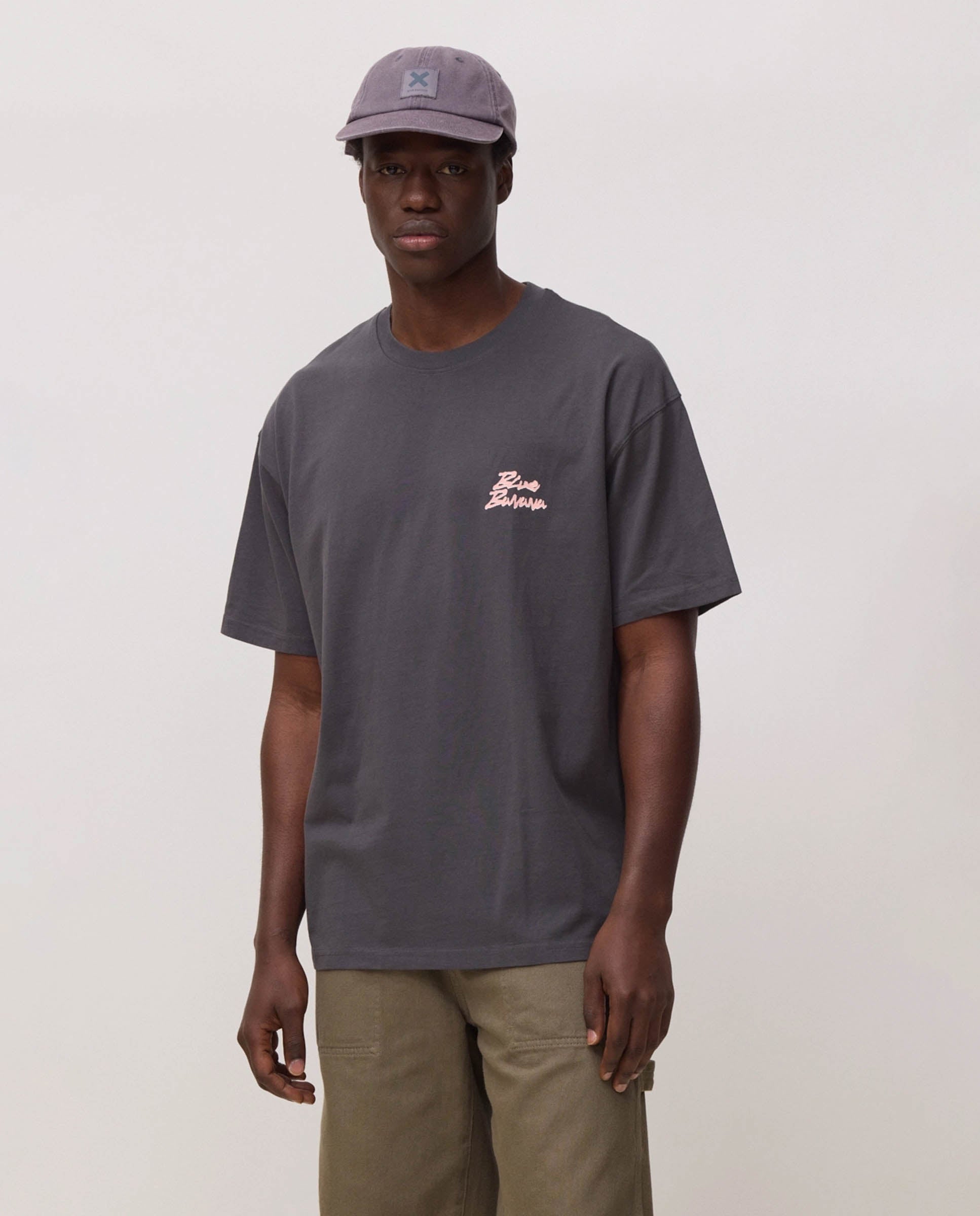 Blue Banana - Camiseta de hombre movement antracita.