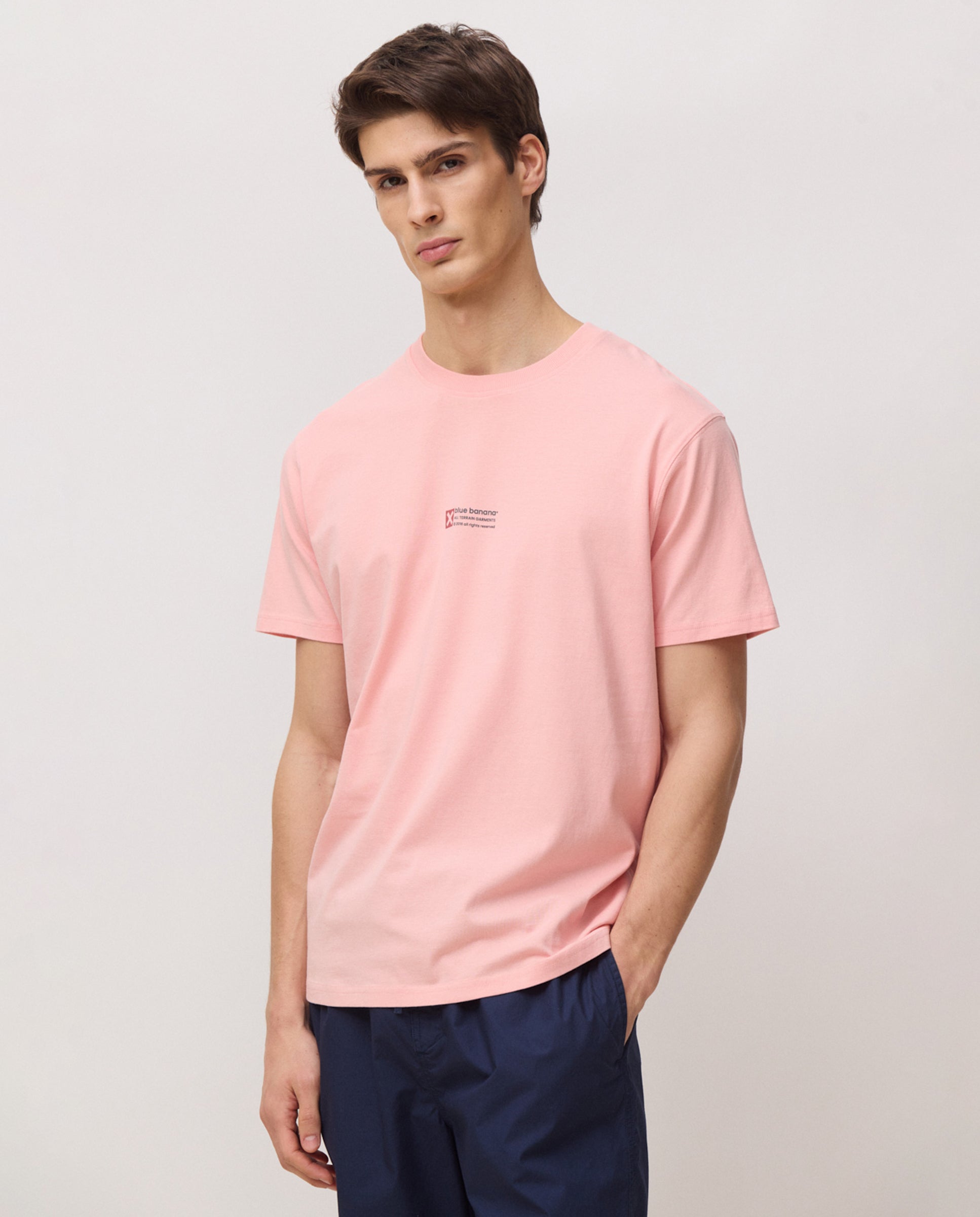 Blue Banana - Camiseta de hombre note sorbet.