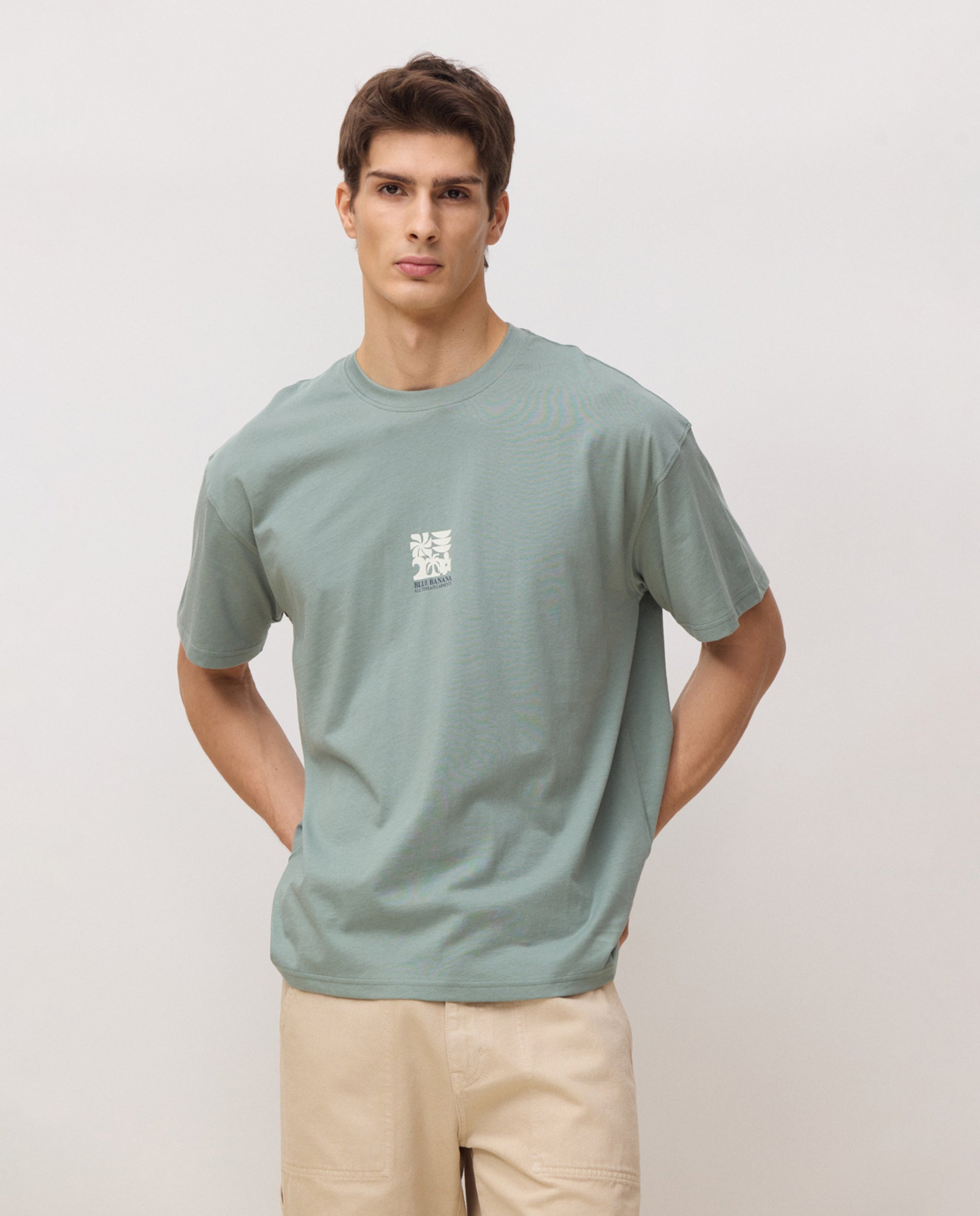 Blue Banana - Camiseta de hombre glance sage.