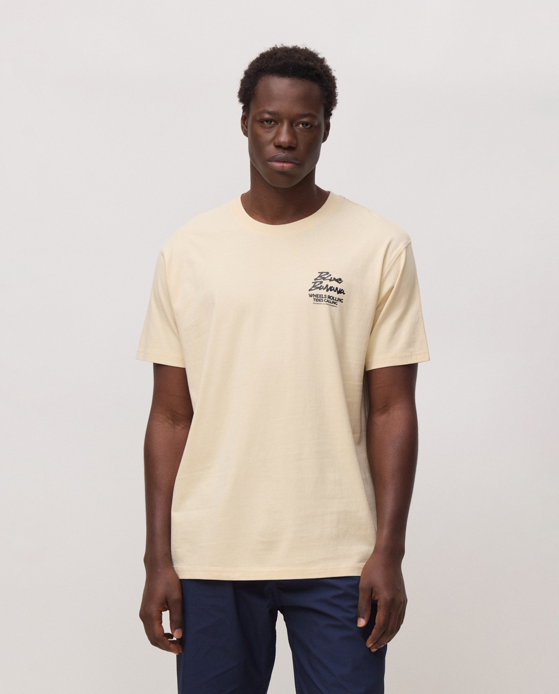 Blue Banana - Camiseta de hombre drive beige.