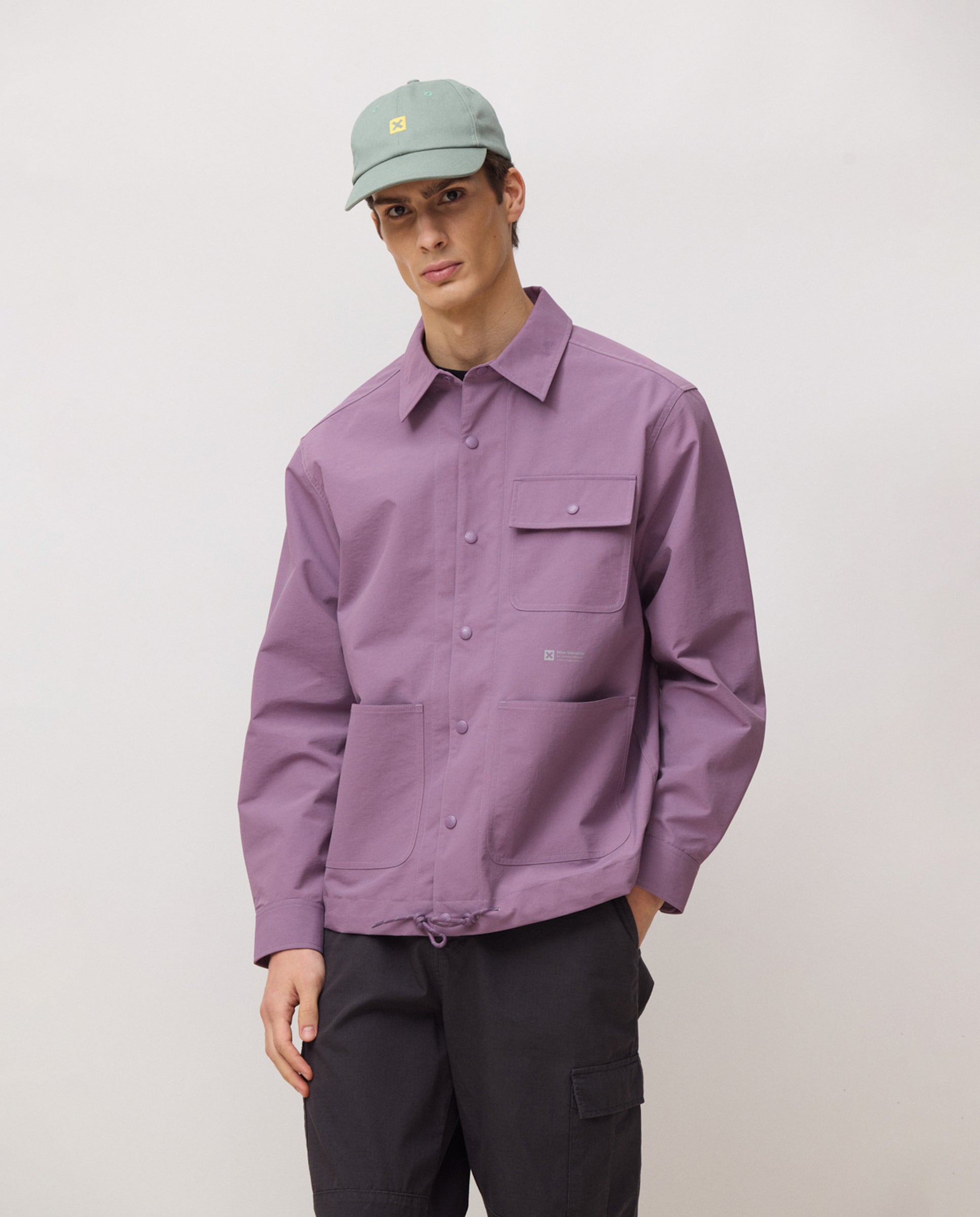 Blue Banana - Chaqueta de hombre mountain purple.