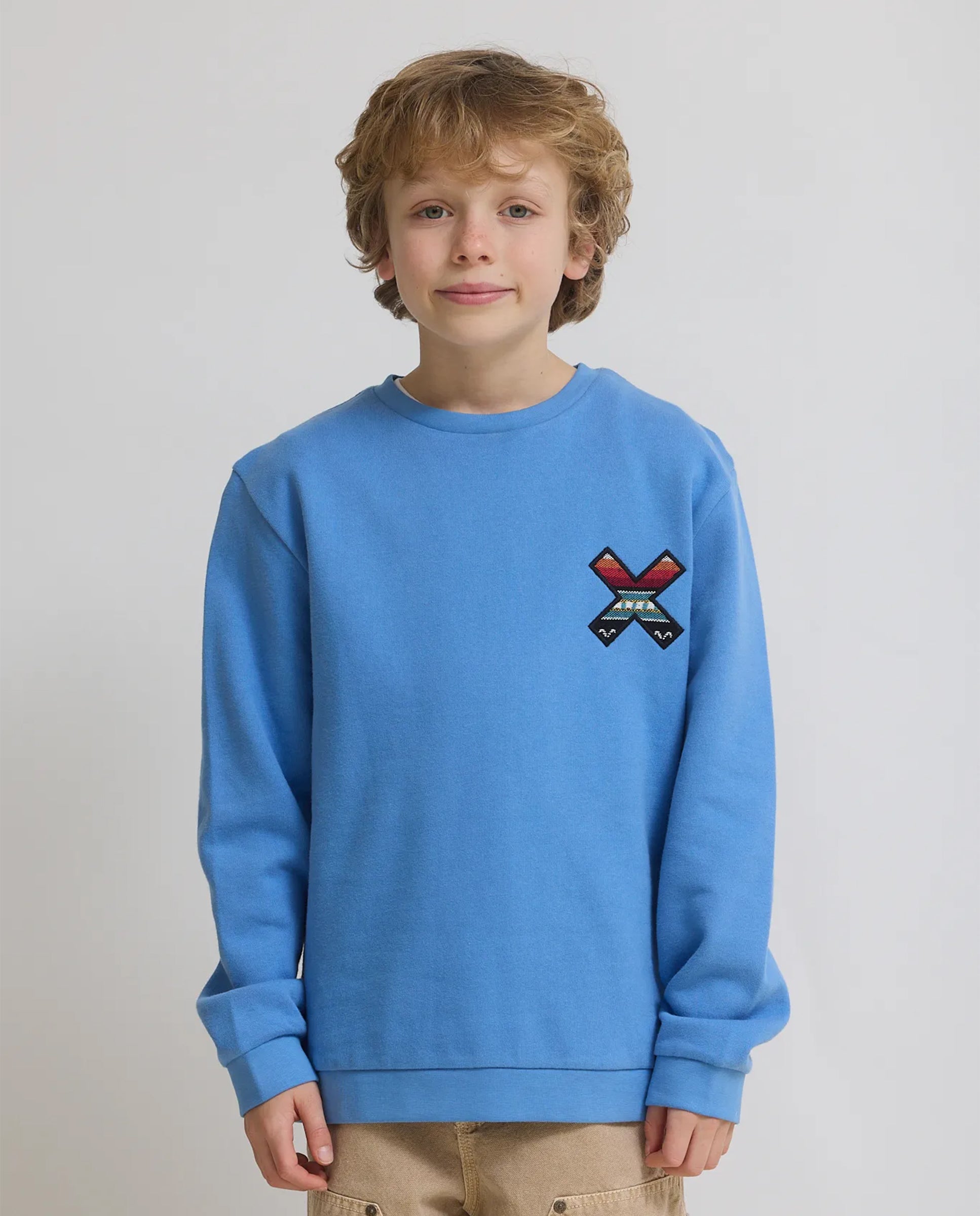 Imagen 1 de Sudadera de 100% algodón orgánico classic jay blue Azul claro