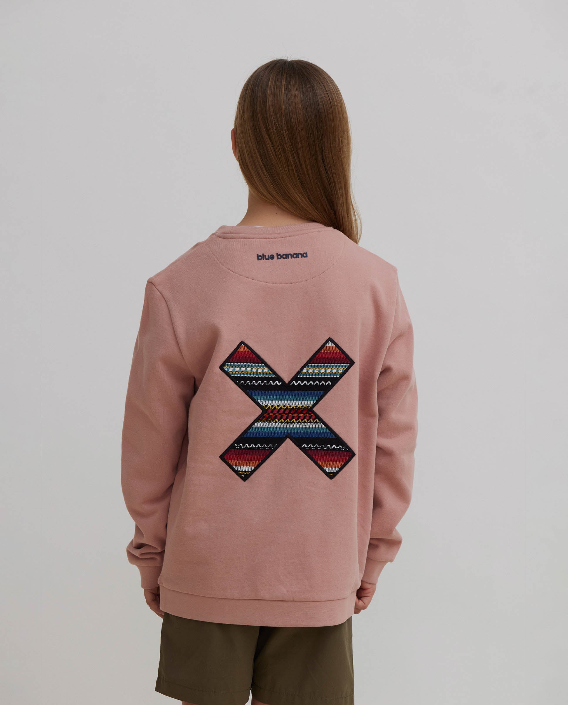 Imagen 2 de Sudadera de 100% algodón orgánico classic peach - Blue Banana - Melocotón Melocotón