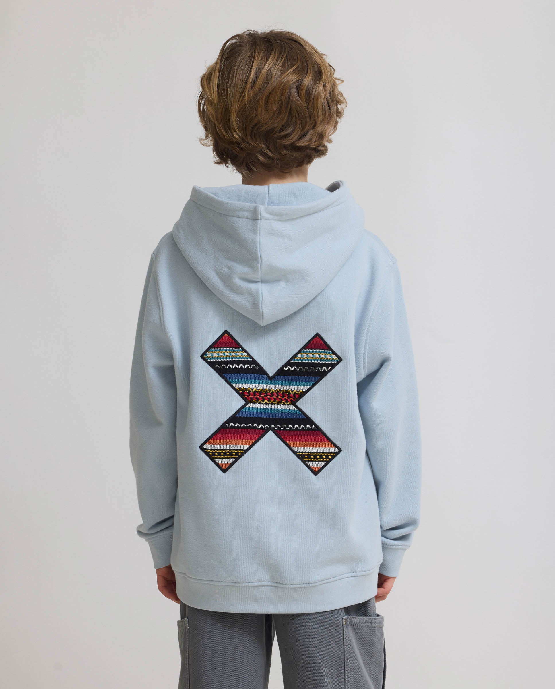 Sudadera con capucha de 100% algodón orgánico classic ice blue - Blue Banana - Azul claro Azul claro-2