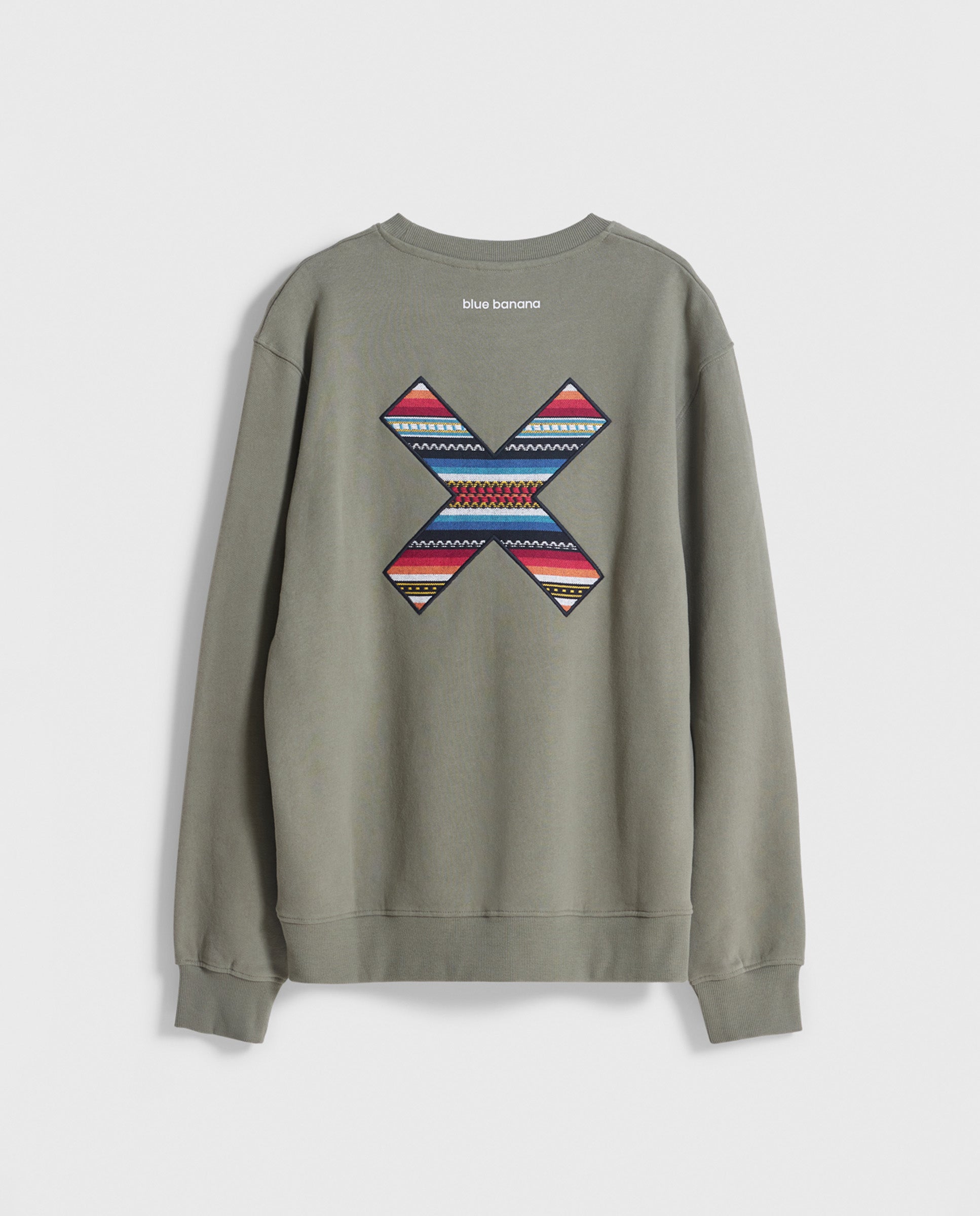 Sudadera de hombre classic - Blue Banana - Kaki Kaki-2