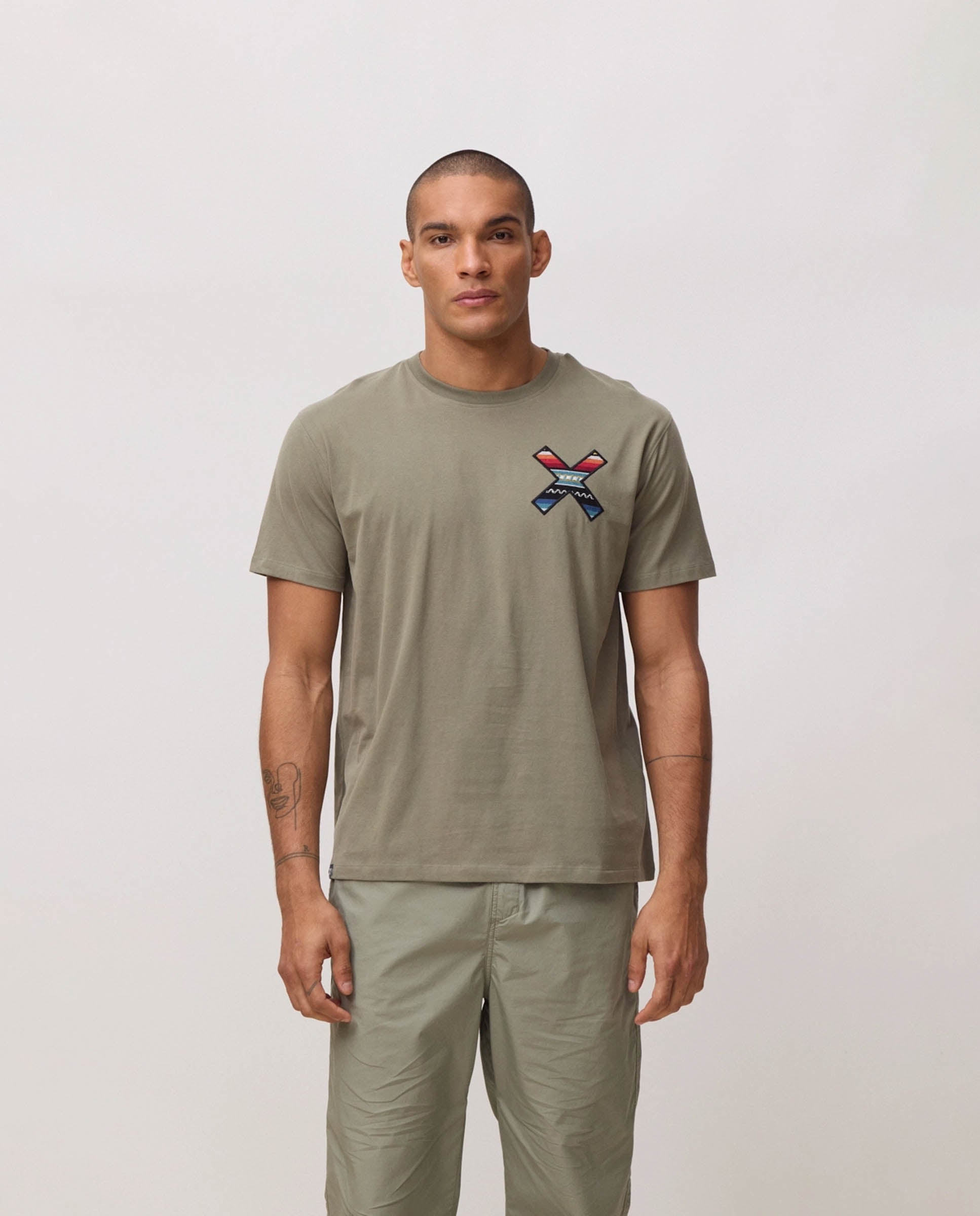Imagen 0 de Camiseta de hombre classic kaki Kaki