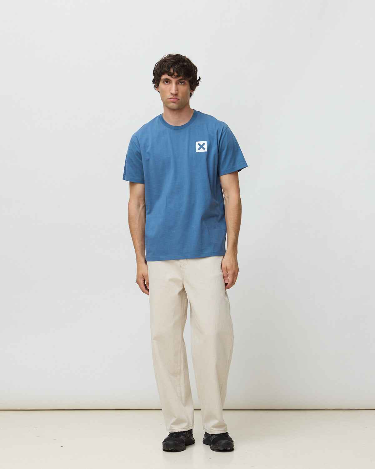 Imagen 3 de Camiseta de hombre de 100% algodón orgánico nature indigo blue - Blue Banana - Azul Azul