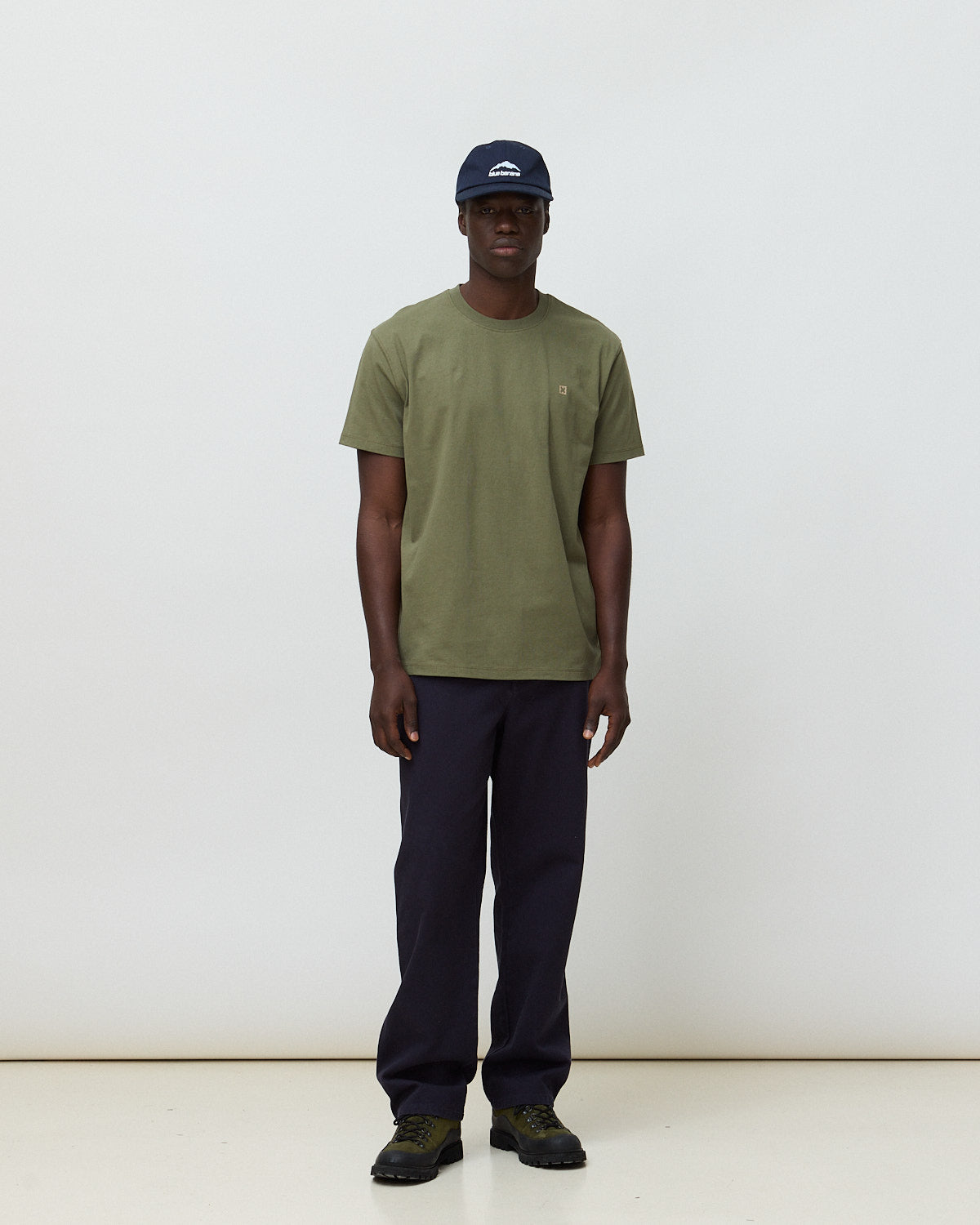 Imagen 3 de Camiseta de hombre de 100% algodón orgánico logo olive green - Blue Banana - Verde Oliva Verde Oliva