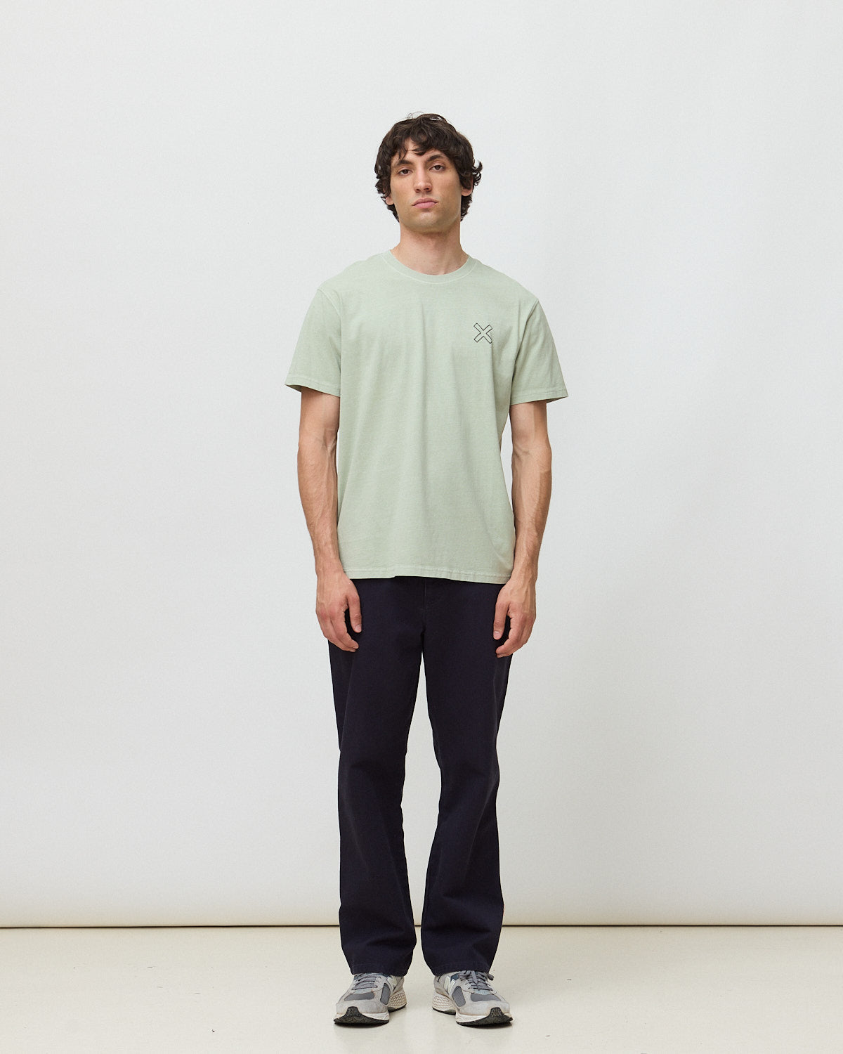 Imagen 3 de Camiseta de hombre de 100% algodón orgánico reef sage - Blue Banana - Verde claro Verde claro