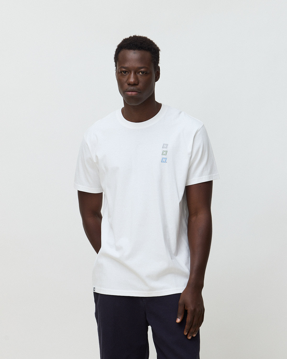 Imagen 1 de Camiseta de hombre de 100% algodón orgánico map blanca Blanco