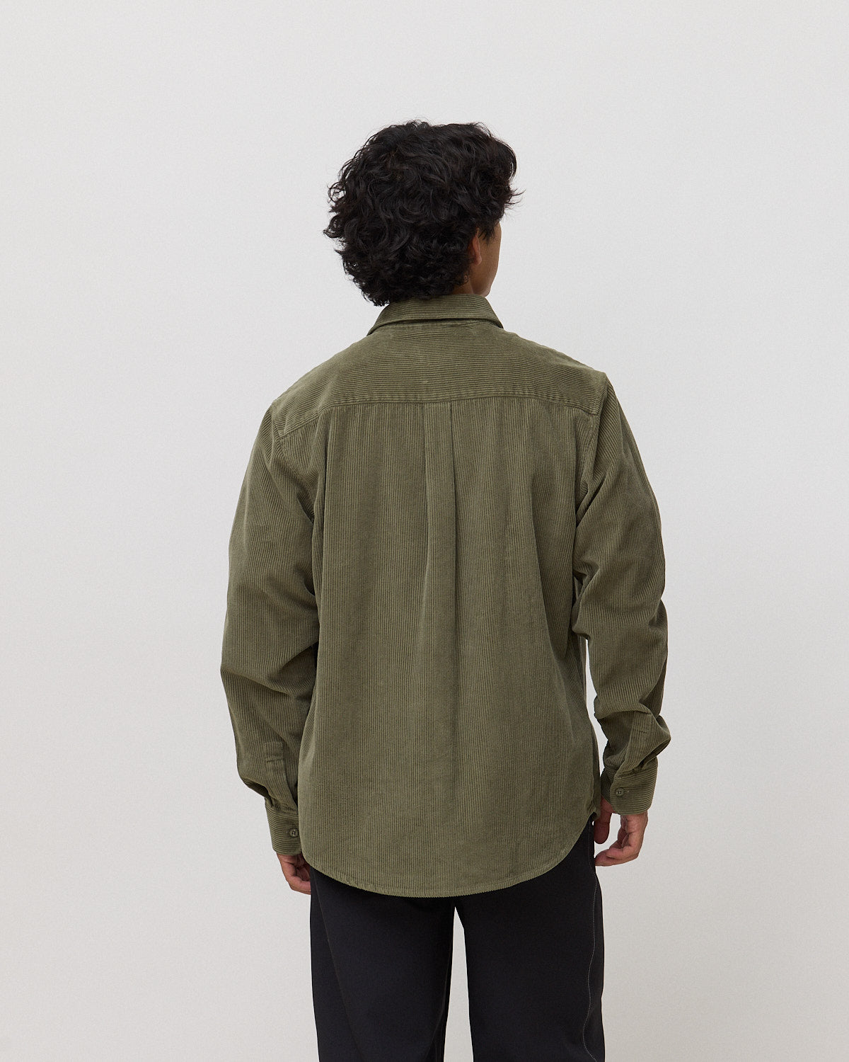 Sobrecamisa de hombre river olive green - Blue Banana - Verde Oliva Verde Oliva-2