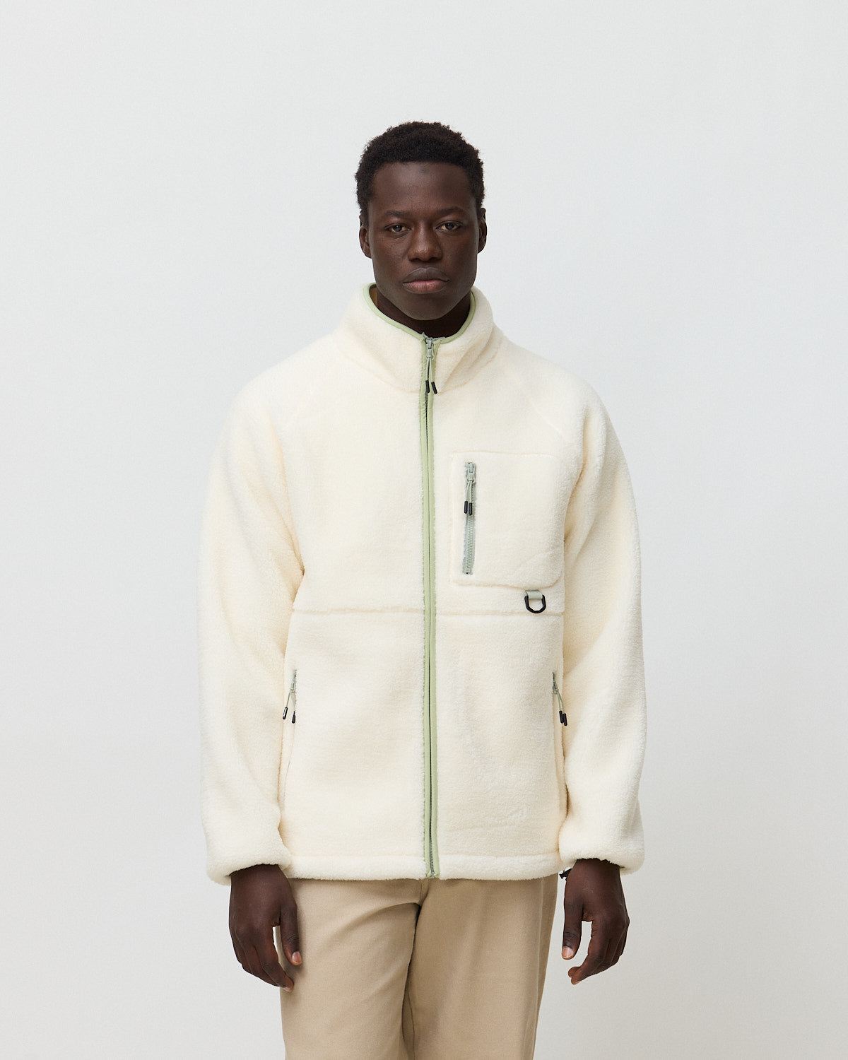 Chaqueta polar de hombre core - Blue Banana - Blanco roto Blanco roto-1