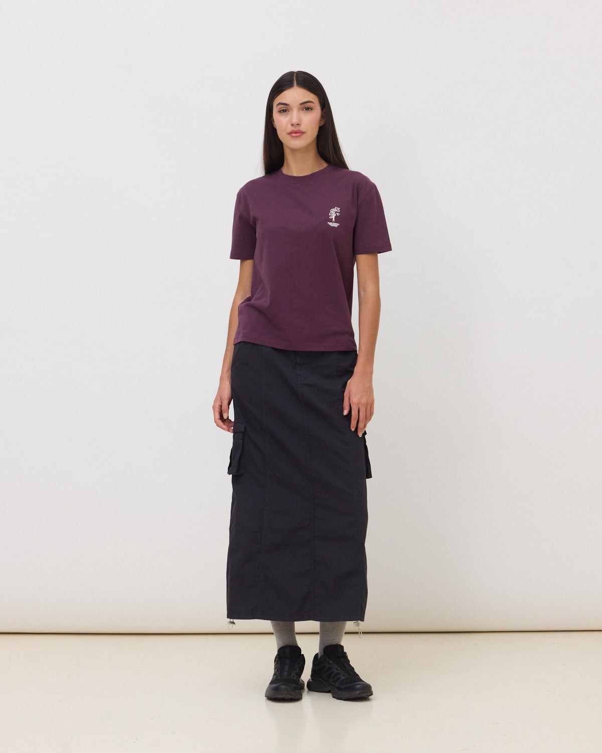 Camiseta de mujer de algodón orgánico field cherry - Blue Banana - Cereza / Rosa Cereza / Rosa-3
