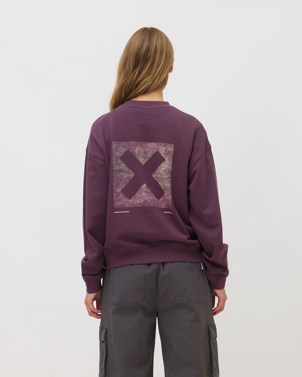 Imagen 2 de Sudadera de mujer de 100% algodón orgánico nature cherry - Blue Banana - Cereza / Rosa Cereza / Rosa