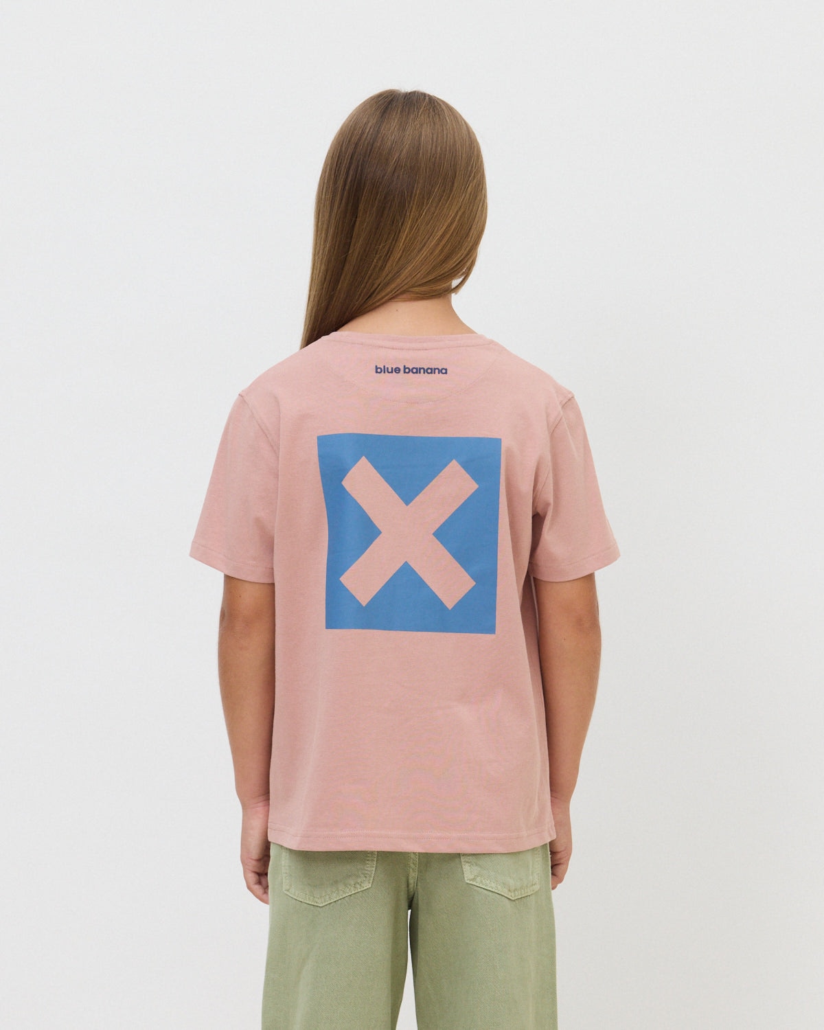 Camiseta de 100% algodón orgánico nature peach - Blue Banana - Melocotón Melocotón-2
