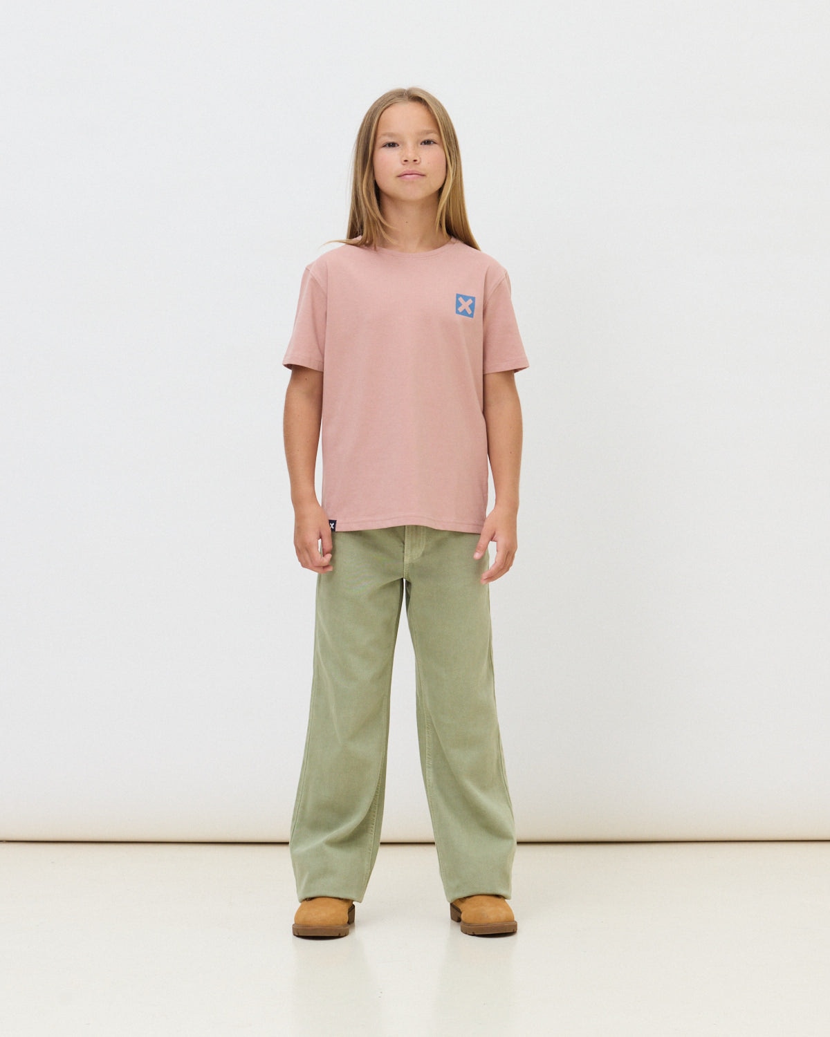 Camiseta de 100% algodón orgánico nature peach - Blue Banana - Melocotón Melocotón-3