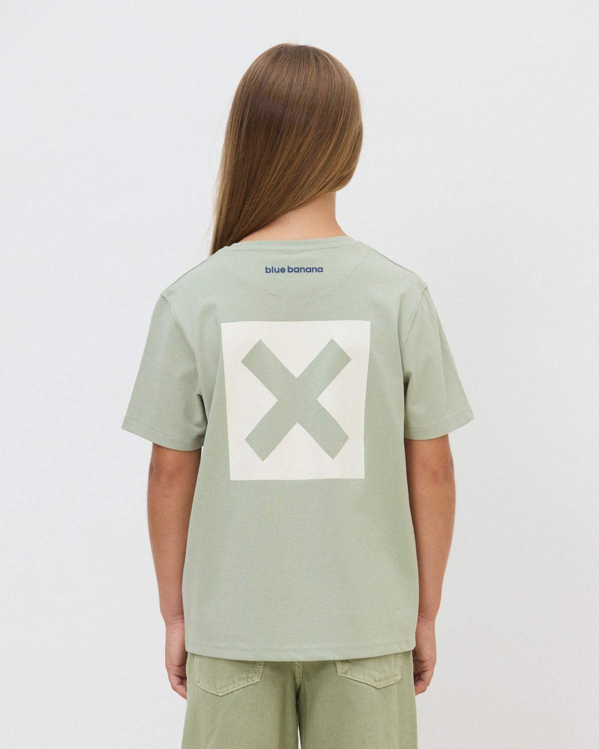 Camiseta de 100% algodón orgánico nature sage - Blue Banana - Verde claro Verde claro-2