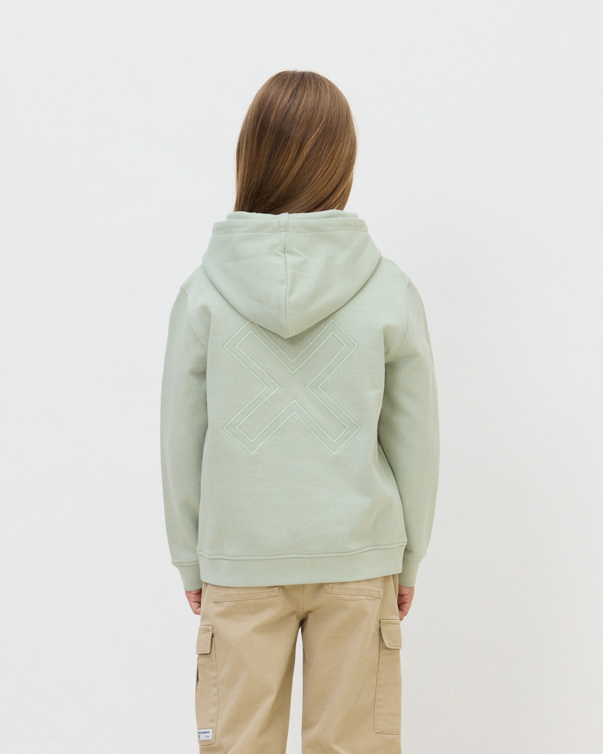 Sudadera con capucha de 100% algodón orgánico reef sage - Blue Banana - Verde claro Verde claro-2