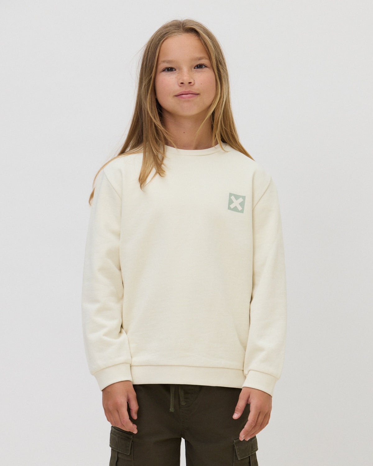 Sudadera de 100% algodón orgánico nature - Blue Banana - Blanco roto Blanco roto-1
