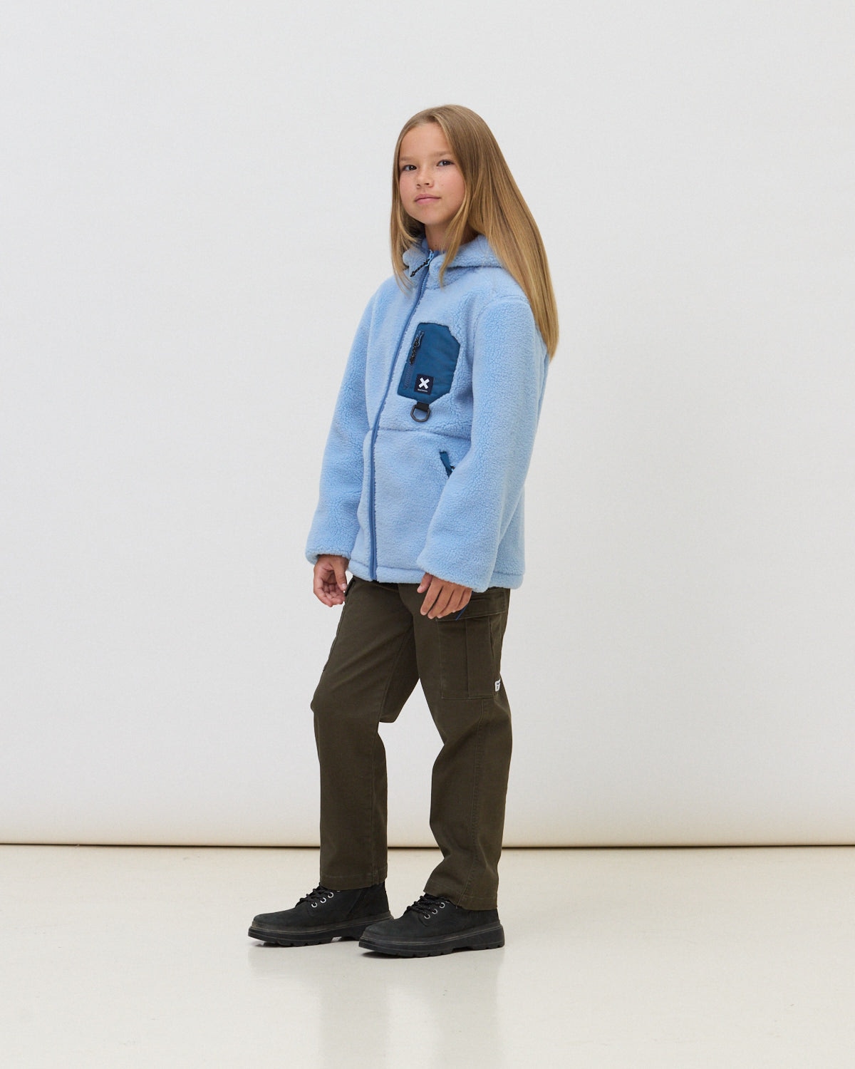 Imagen 3 de Forro polar con capucha barry light blue - Blue Banana - Azul claro Azul claro
