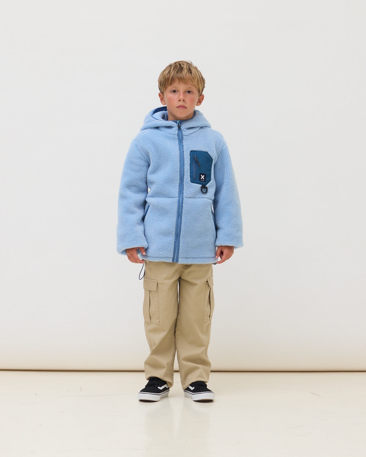 Imagen 6 de Forro polar con capucha barry light blue - Blue Banana - Azul claro Azul claro