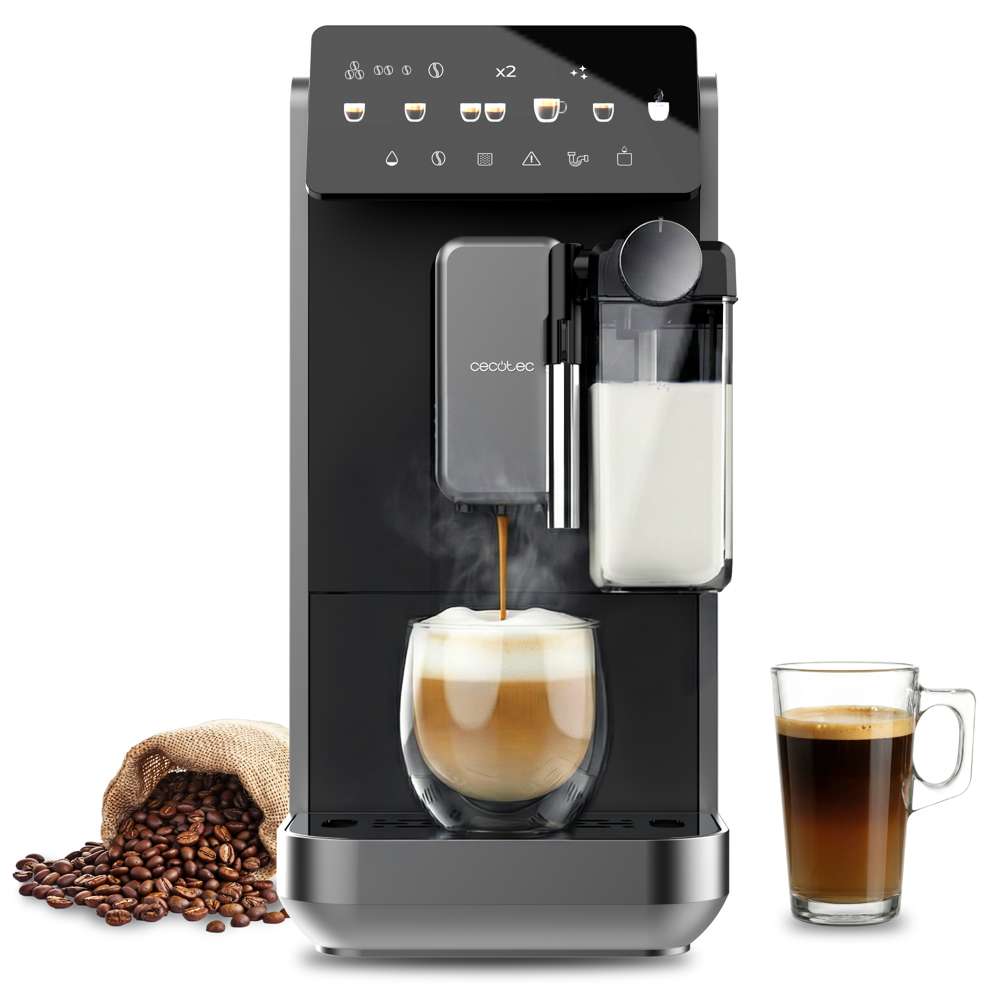 Imagen 1 de Cafetera superautomática Cecotec Cremmaet Lungo Latte 19B Negro