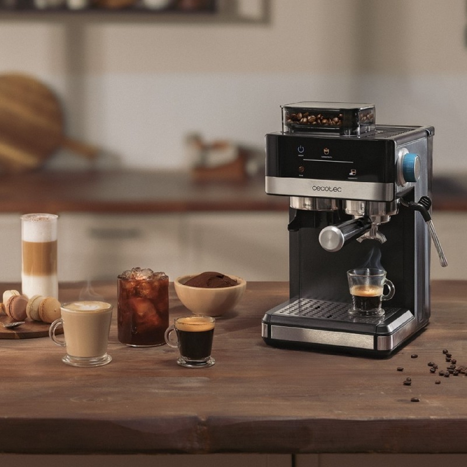 Cafetera express Cecotec Power Espresso 20 Grind - Negro Negro-5