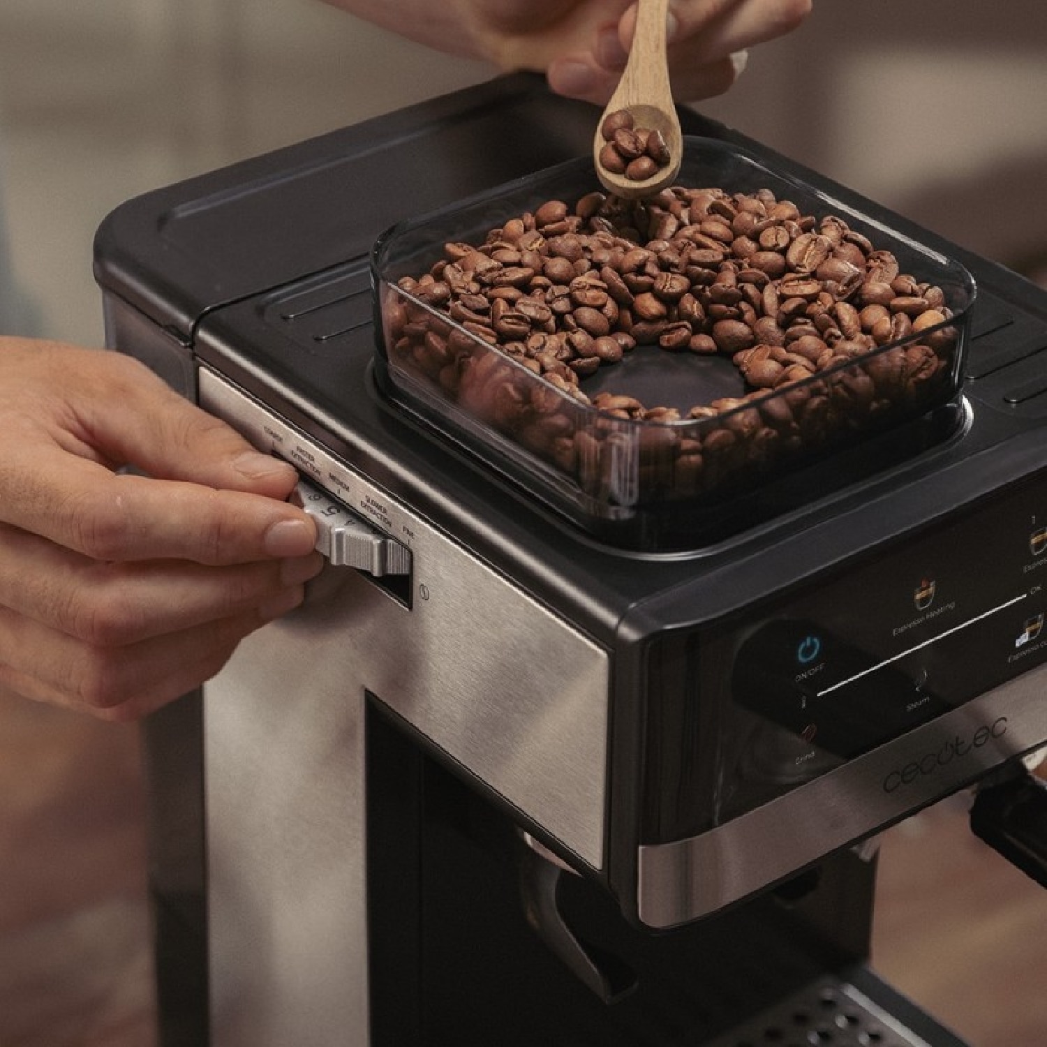 Cafetera express Cecotec Power Espresso 20 Grind - Negro Negro-6